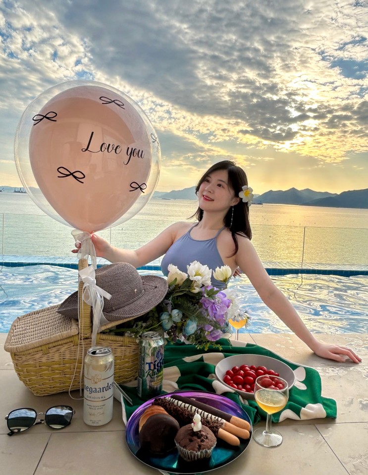 체형커버되는 안다르 풀앤비치 비키니 세트로 인생샷 완성