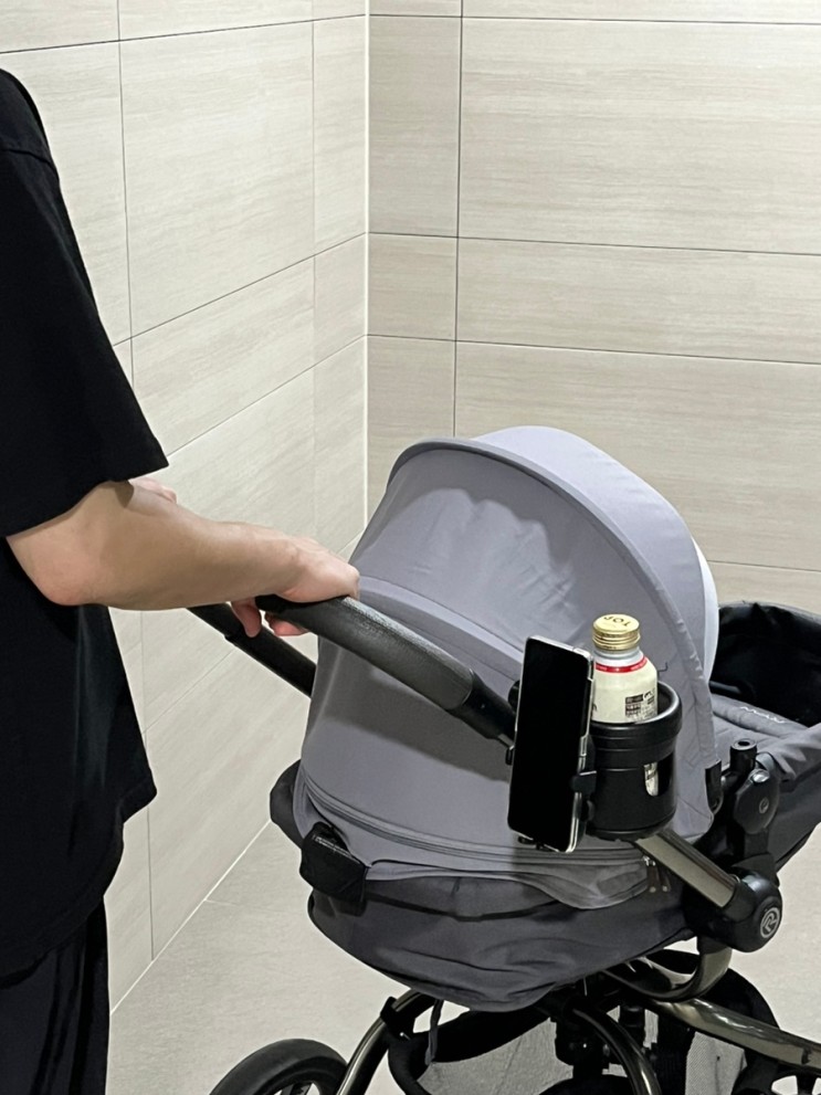 유모차컵홀더 유모차폰거치대 육아필수템