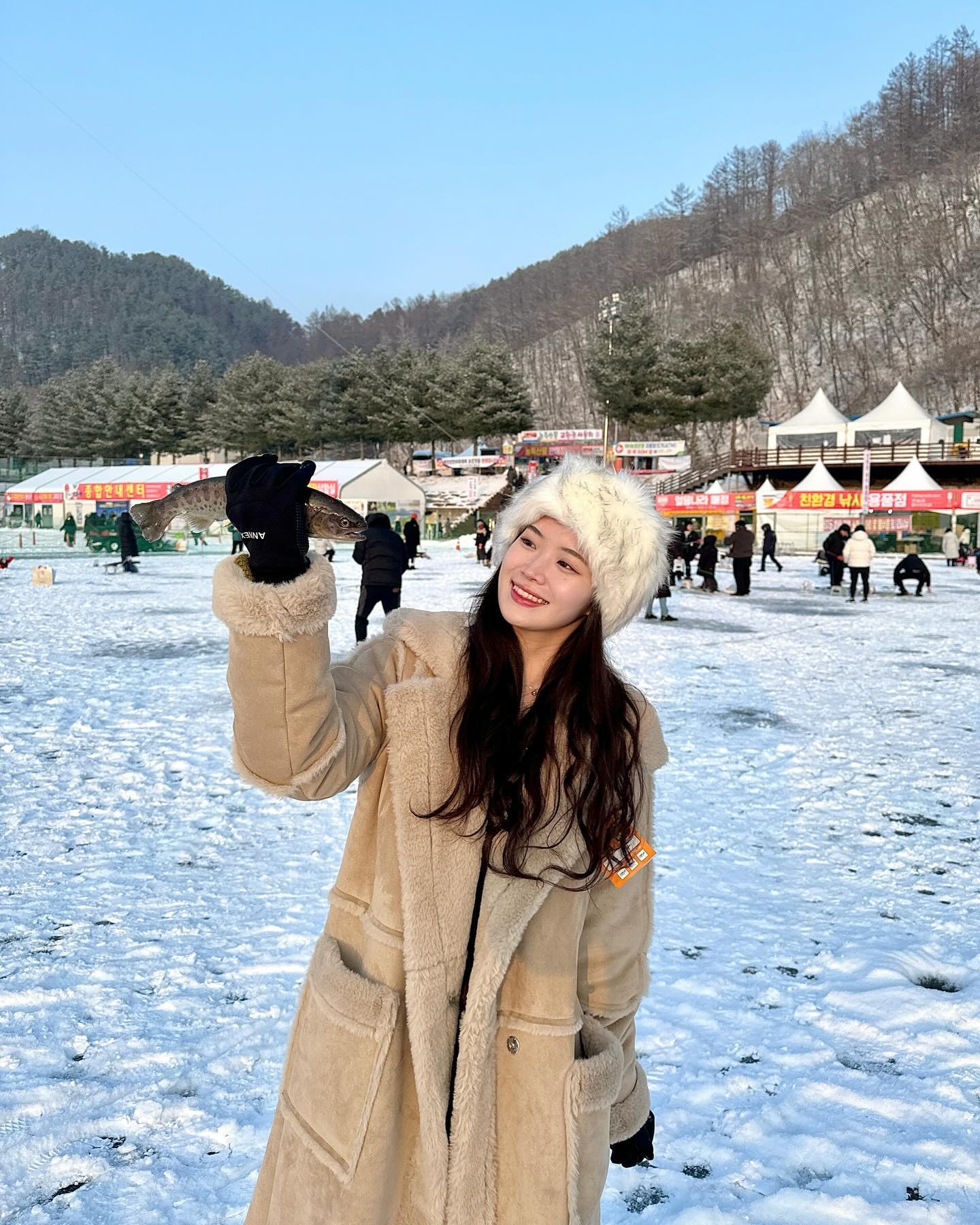 나나 산천어 사냥꾼🐟🎣