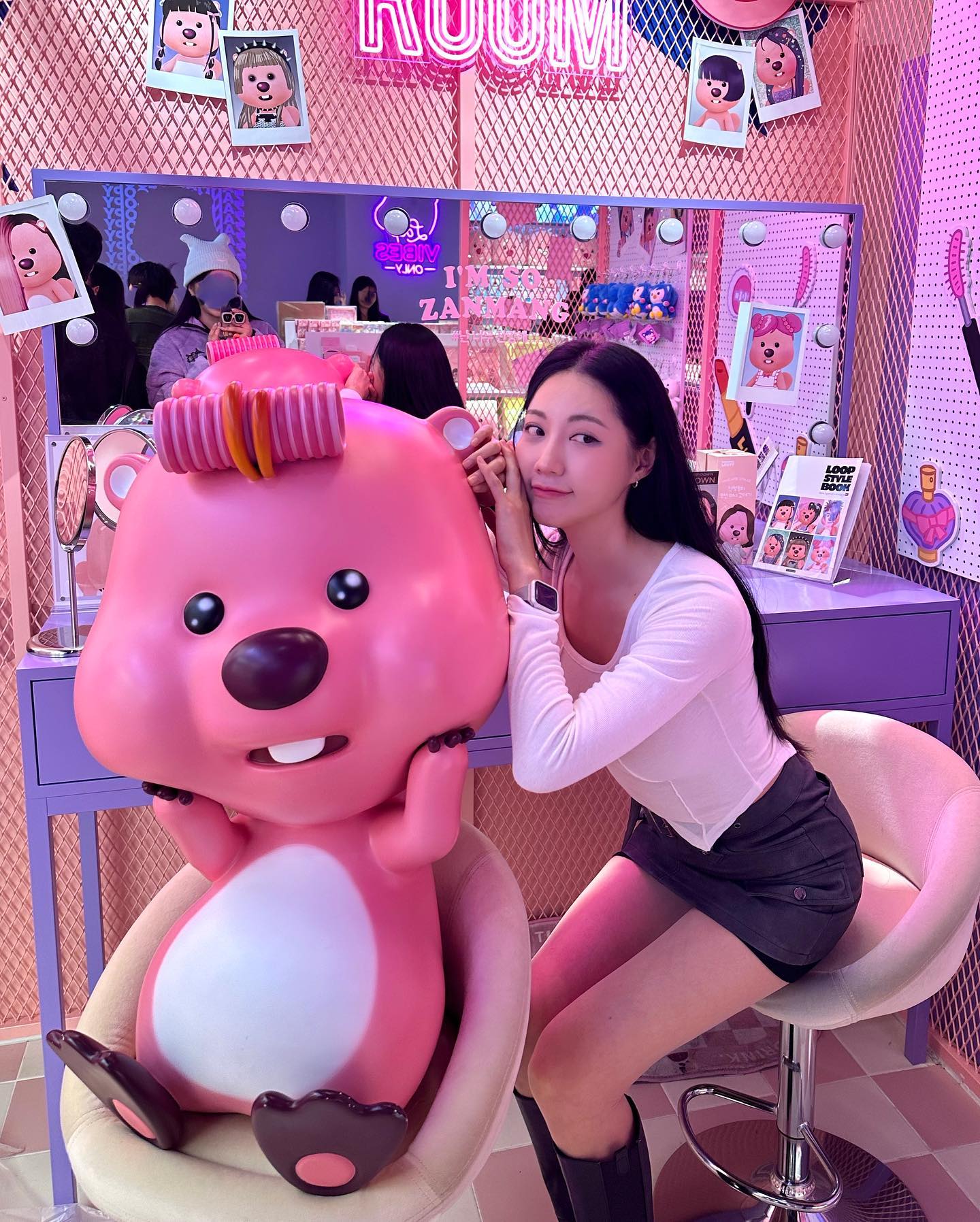 나 귀여운 거 좋아하네 #잔망루피
