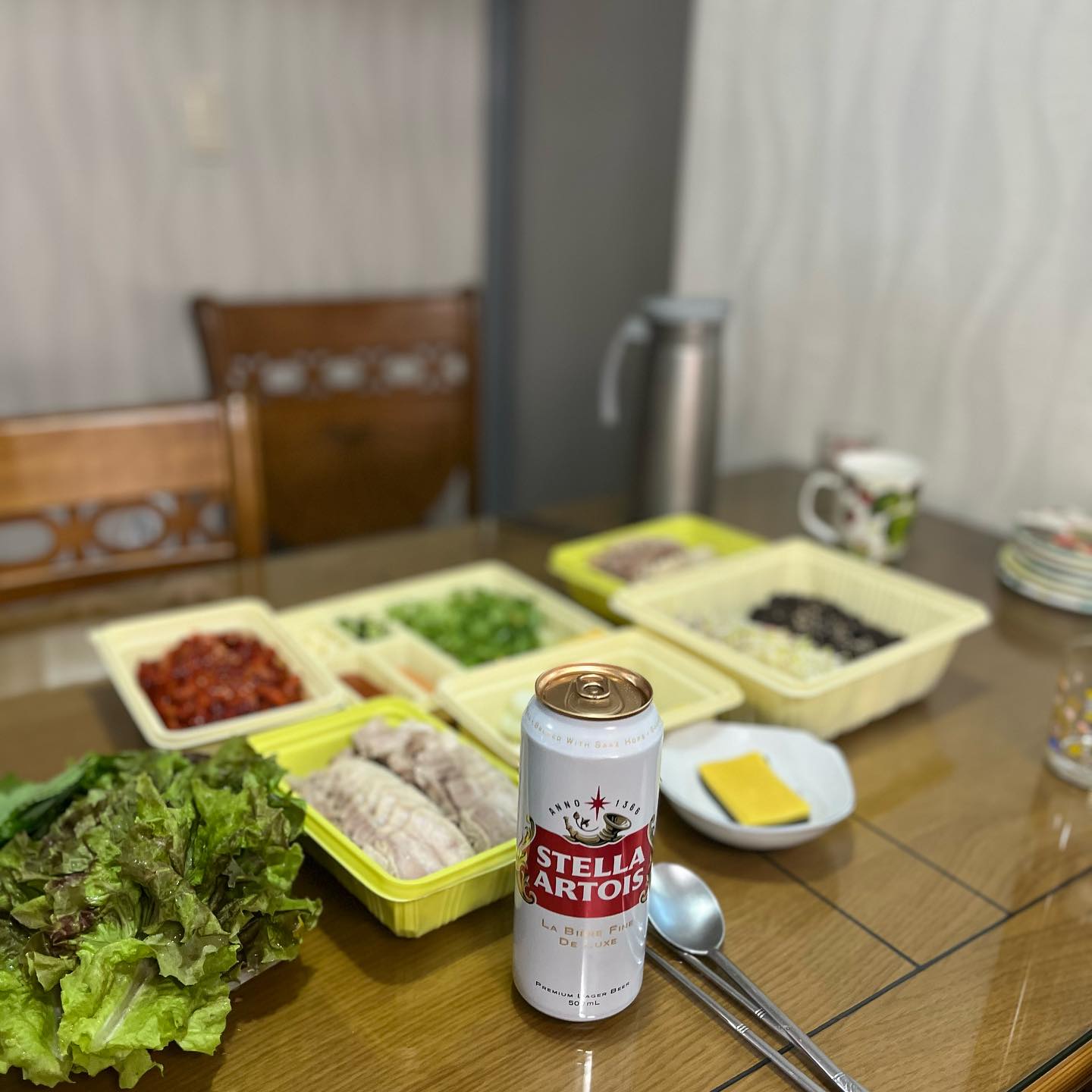 #광고
나 요즘 이 맥주에 빠짐! 
#스텔라아르투아 🍺
배달음식 먹을때도 준비각!
부드럽게 술술~ 맛있네.😋

inflca stellaartoiskr 
 #배달의민족 #맥주 #맥주스타그램 #보쌈 
*경고: 지나친 음주는 뇌졸중/기억력 손상이나 치매를 유발합니다. 임신 중 음주는 기형아 출생 위험을 높입니다. 제조사/판매사: 오비맥주