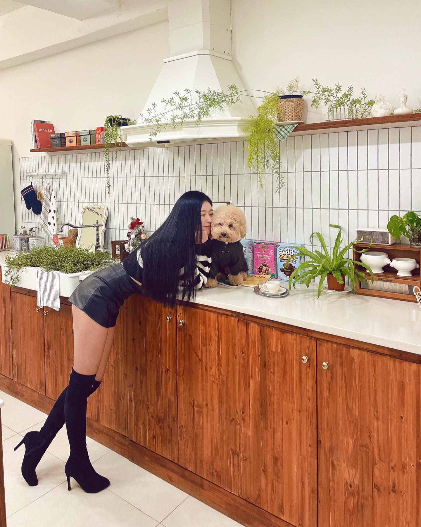 정다인 어제 많이 신났네 #크리스마스