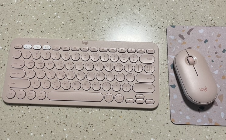 로지텍 무선키보드 마우스세트/ 로지텍 키보드 K380/ 로지텍 페블마우스 M350
