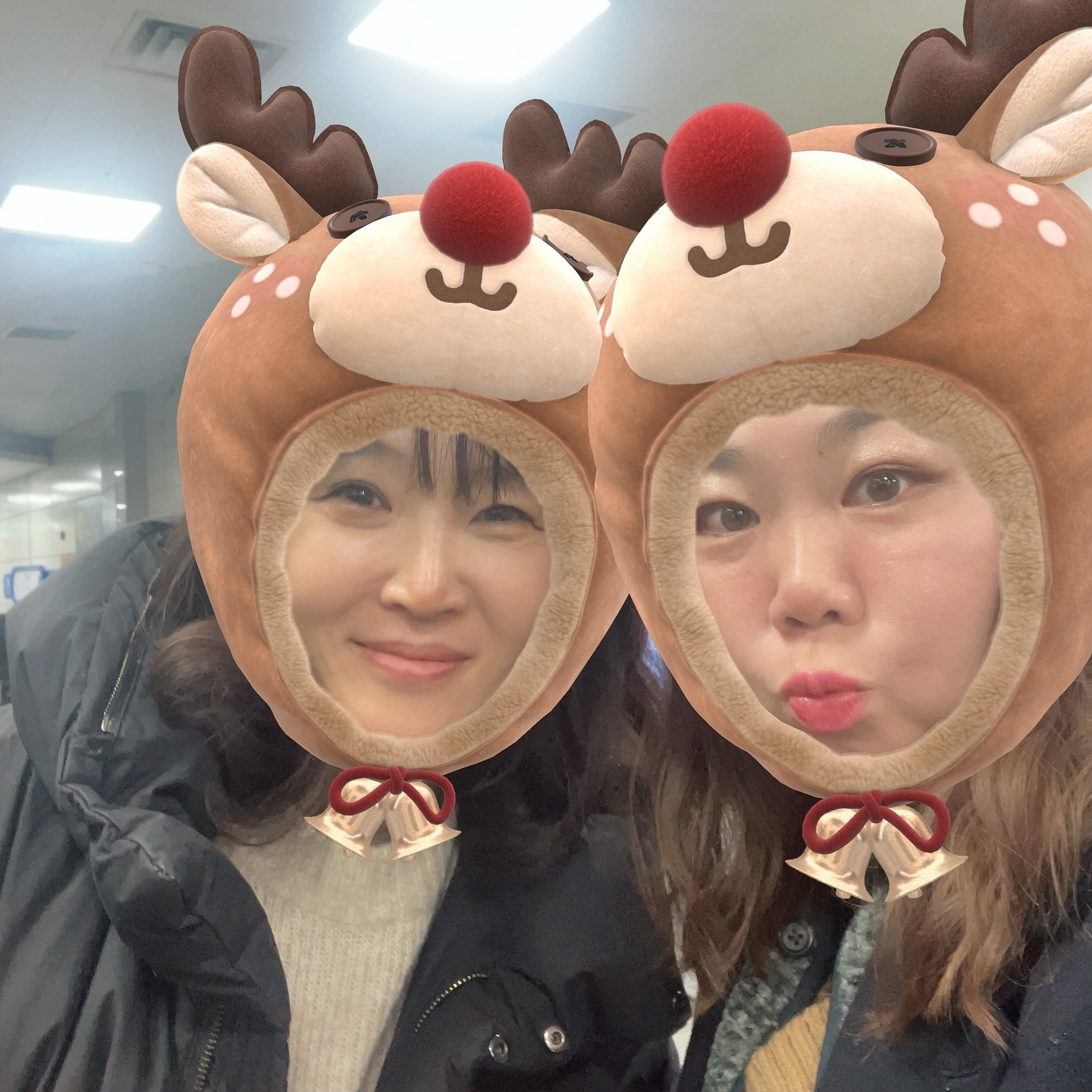 몇년전크리스마스
친구랑…