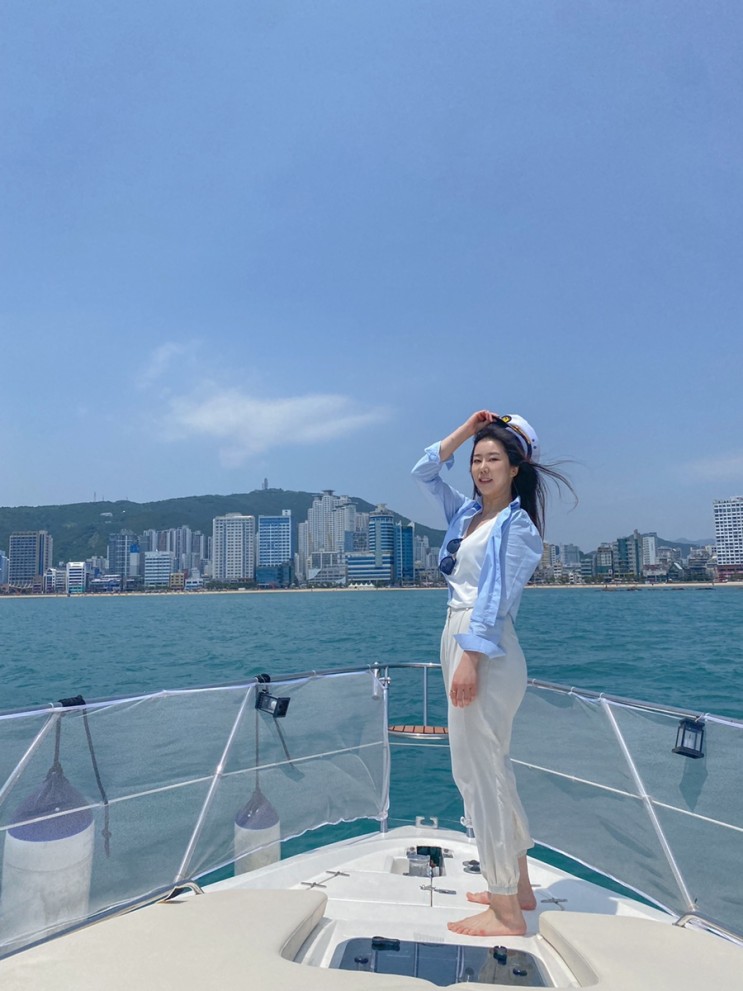 부산 데이트 코스 강Chu❤️ 해운대 요트투어 요트더퀸