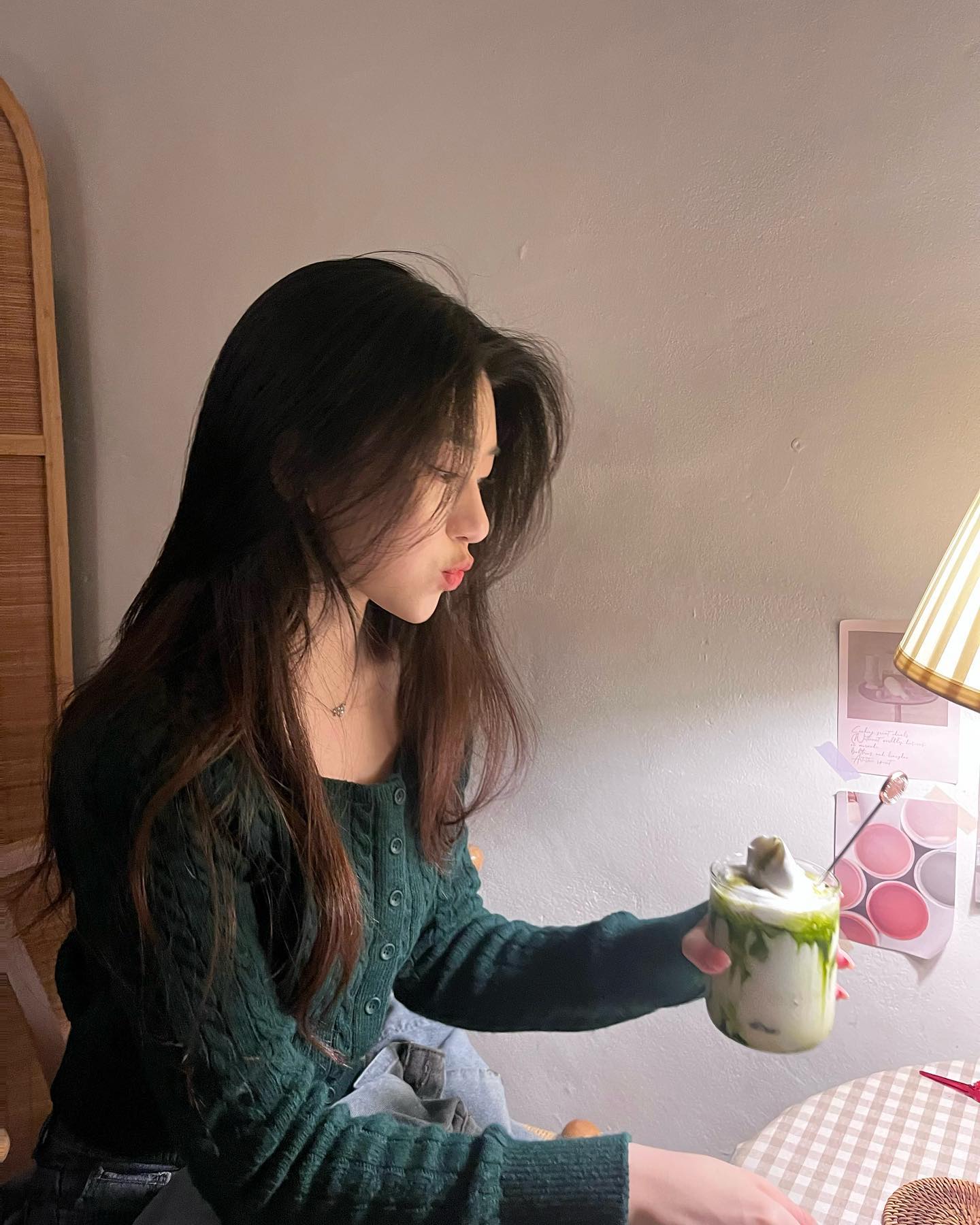 녹차슈페너와 녹차색옷