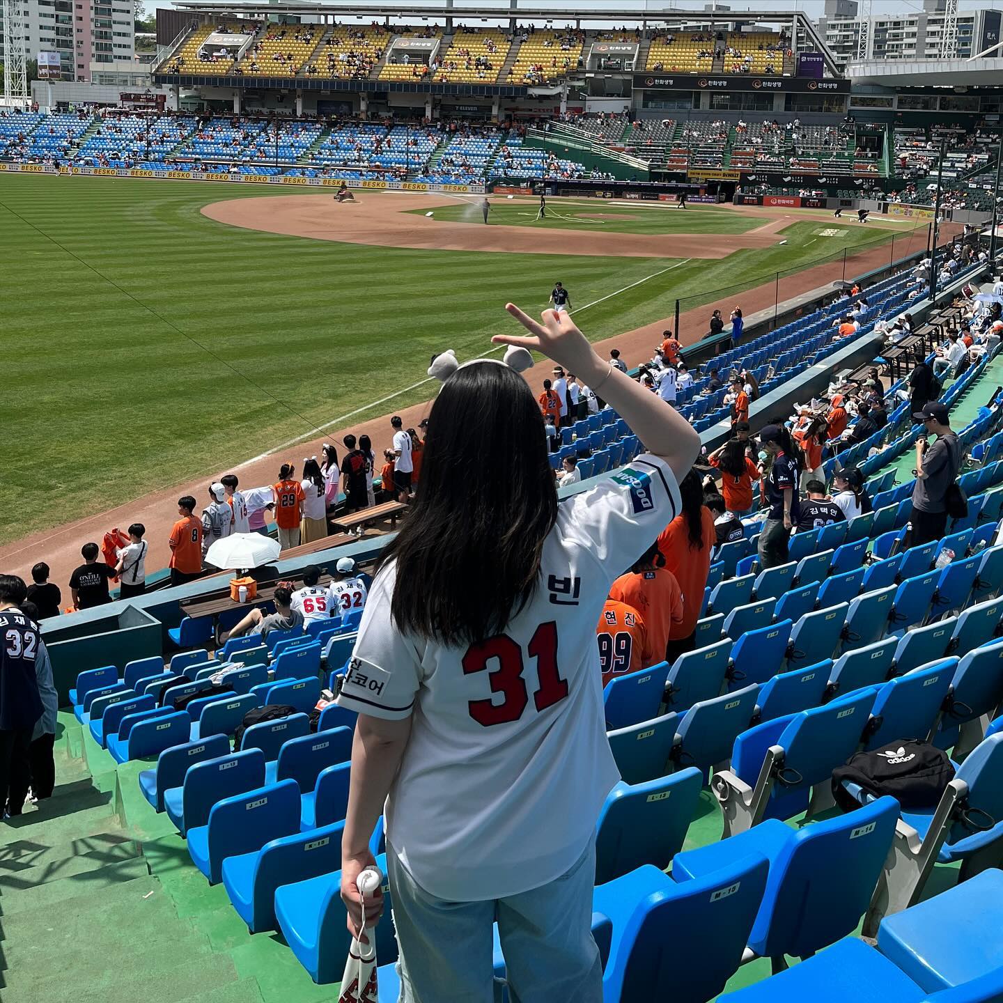 부산 사는 두산팬의 대전 원정🐻
4홈런 경기를 볼 줄이야⚾️