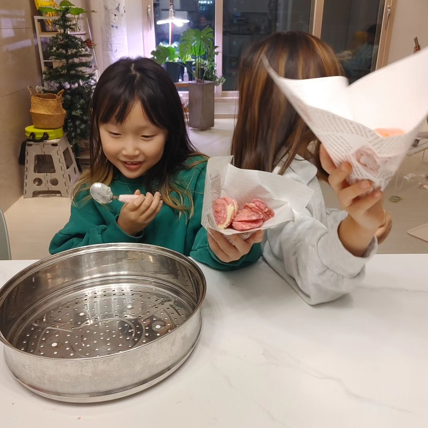 친구랑 마카롱만들기♥