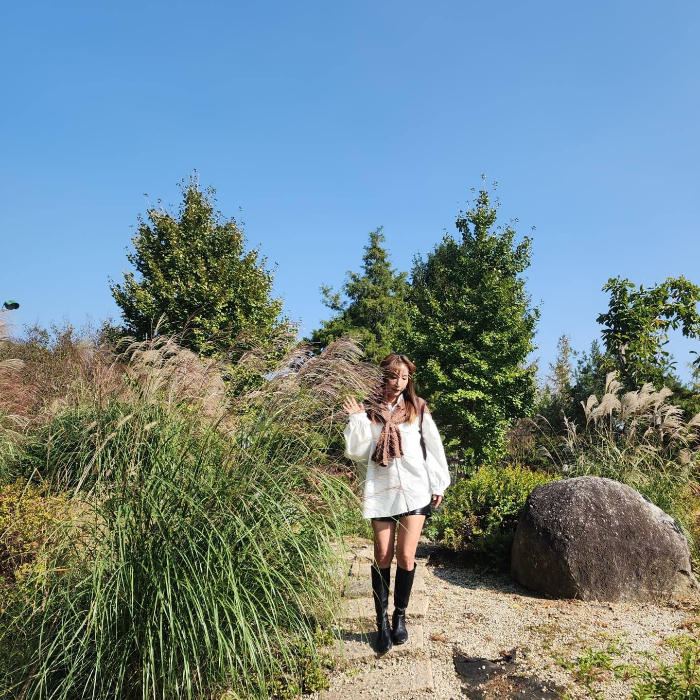 억새풀과 함께 🌾
가을가을하다. 🍂
 
입장료 내고 들어간 곳인데 벌레가 너무 많아서
사진 몇장 찍고 10분만에 바로 나온 아쉬운곳...

#플랜테이션고양
#플랜테이션베이커리카페