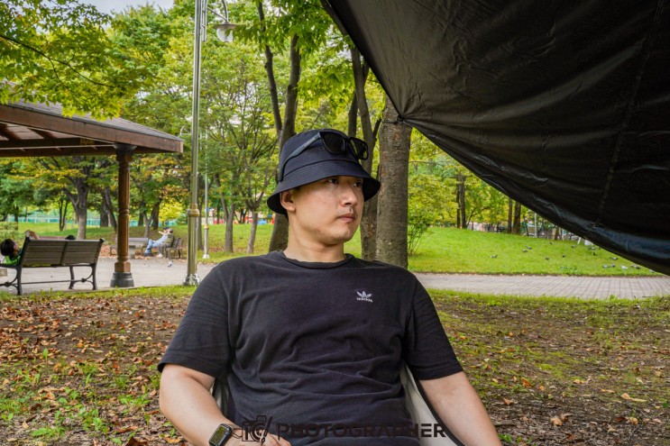 남자버킷햇 추천 나일론 블랙 지쿤 버킷햇 착용후기