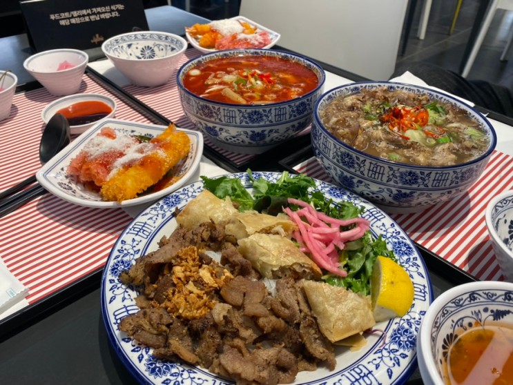 천안 불당동 땀땀 갤러리아 맛집 소곱창쌀국수 원조/분짜/숯불직화소고기칼국수, 줄서는식당
