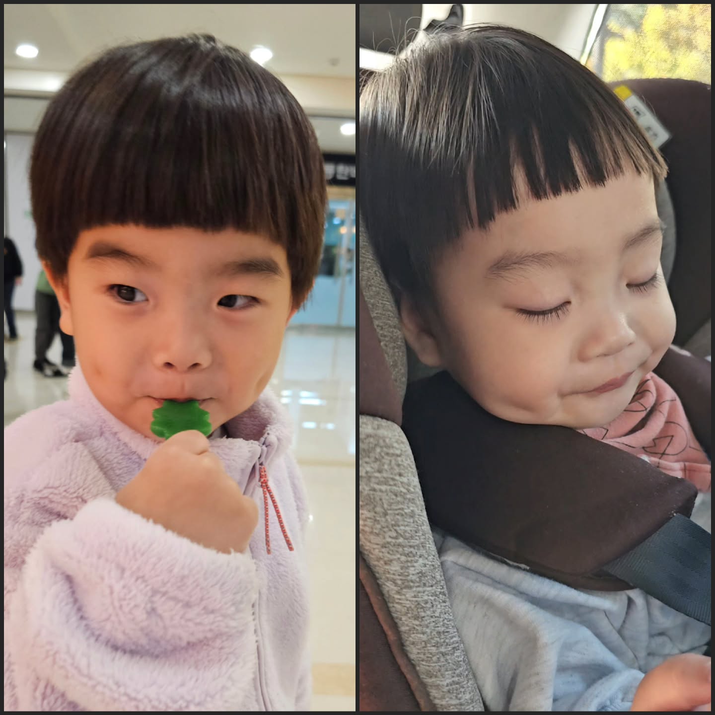 #보조개형제 #2살아들 #5살아들 #예쁜것들

항시 보조개가 보이는 첫째와
정말 가끔  보조개 보여주는 둘째ㅋㅋ