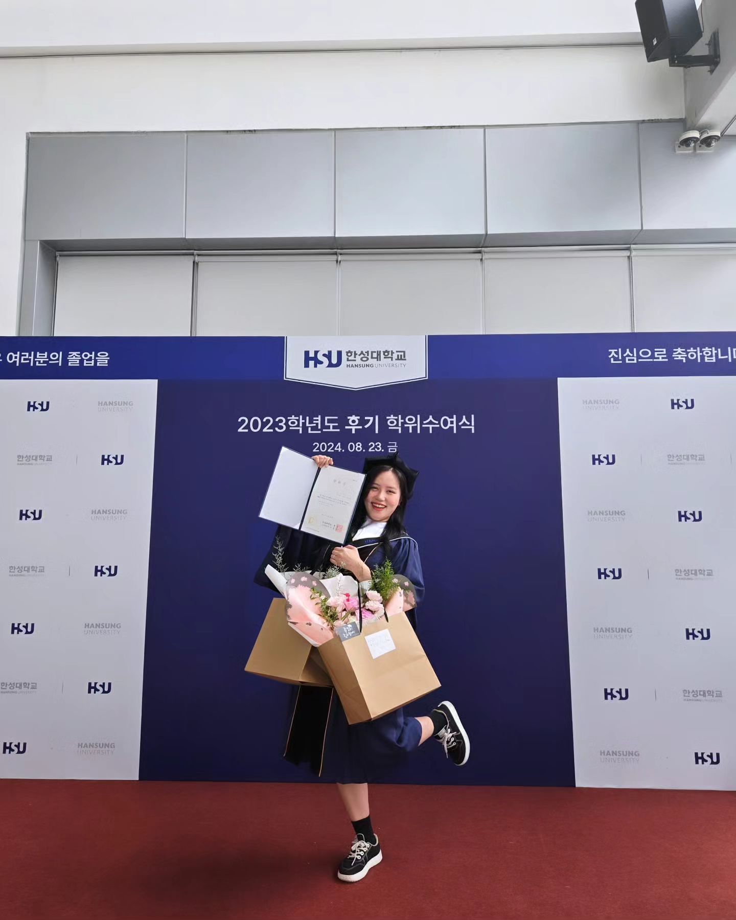 조기졸업 야무지게 성공✨️
직대딩생활 청산한다니 이렇게 행복할수가 ,,,, 내 성공시대 시작됐ㄷr..💖
.
.
.
#한성대학교 #2023학년도후기학위수여식 #졸업