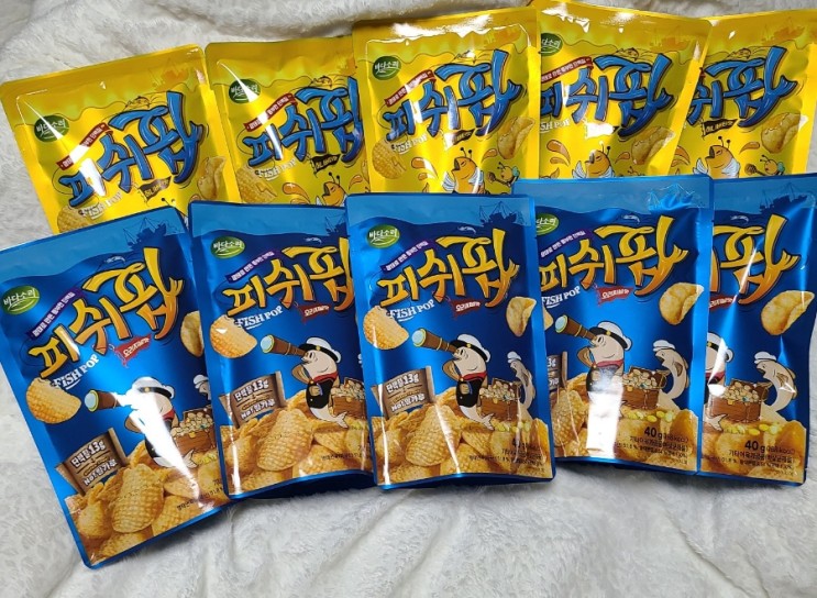 [과자추천,단백질과자] 피쉬팝 오리지널, 허니버터