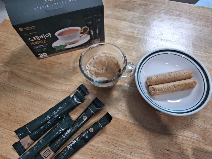 프리미엄커피믹스 부드러워 맛있는 맥널티 스테비아커피믹스