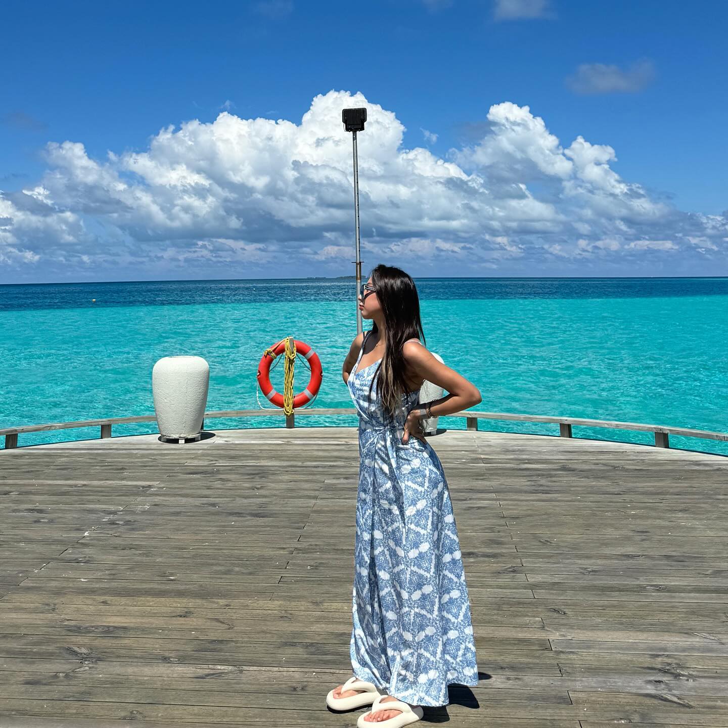 🇲🇻 Maldives Baby Moon 
너무 예쁜 바다 너무 힐링이자너➿
오기 전엔 너무 걱정이 많았는데 13시간 비행 별거 아니구만 😏

배불뚝이 뚠뚜니 돼서 인생에서 본적 없는 몸무게로 왔지만🥲
뚤리랑 뚤대디랑 넘모 절거운 시간 보내는중🎵

#몰디브 #maldives #kudavillingiliresort #몰디브숙소 #몰디브맛집 #베이비문 #태교여행 #뚤리