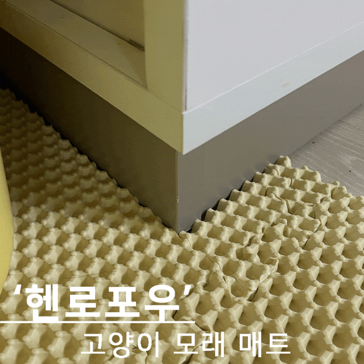고양이 사막화방지 모래매트, 헨로포우
