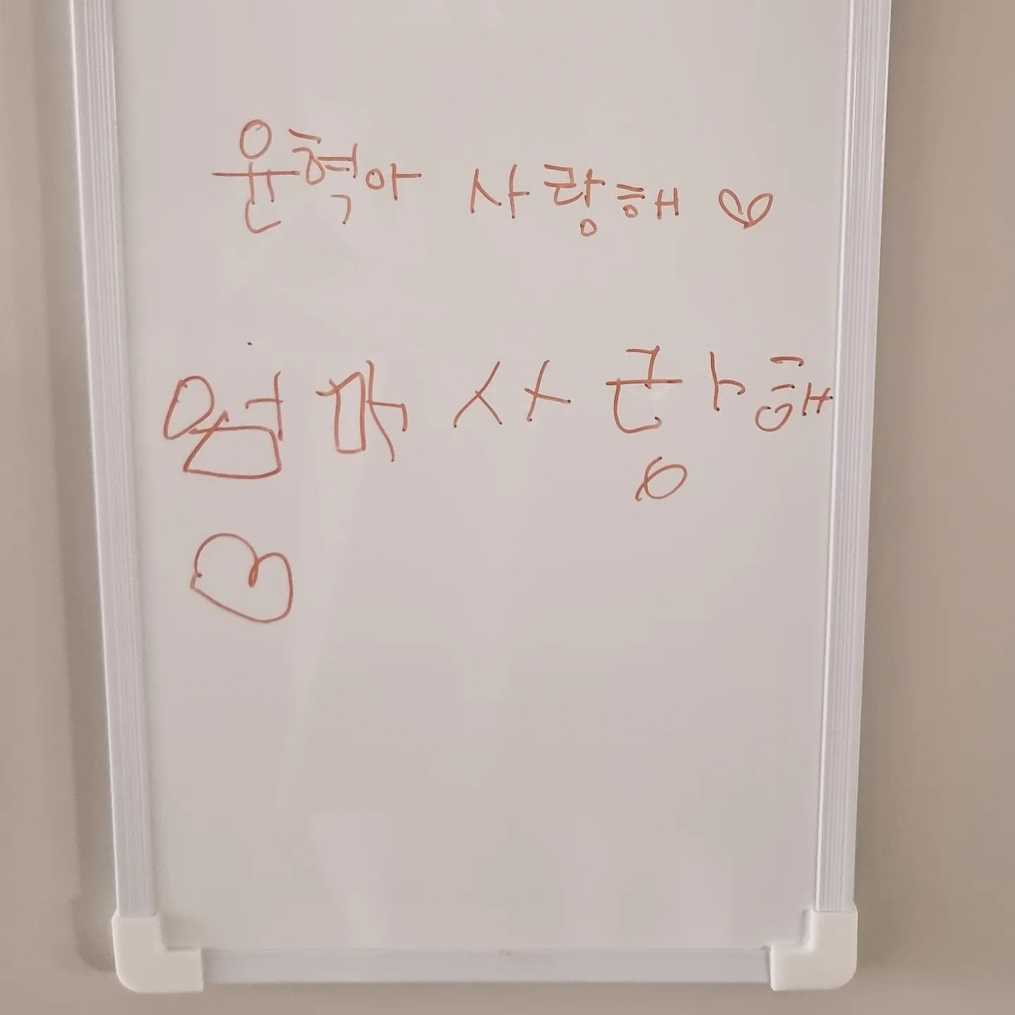 냉장고 보드에 
어젯밤 윤혁아사랑해🤎
라고 적어놨었는데..
밑에 답장은 언제와서 적어놨니~~~🫠

#사랑해아들
