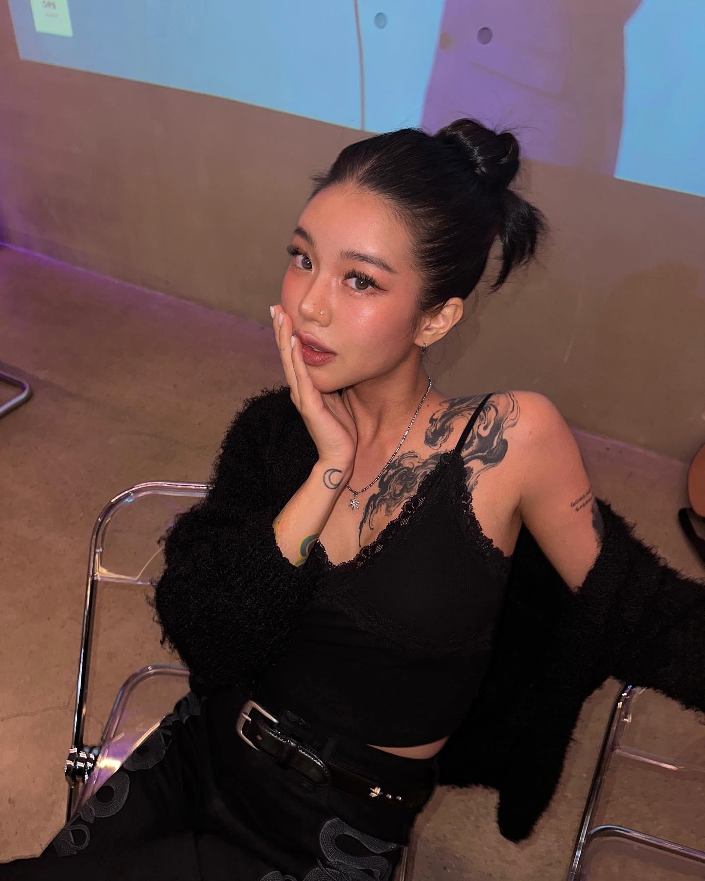 오랜만에 올블랙~~🖤