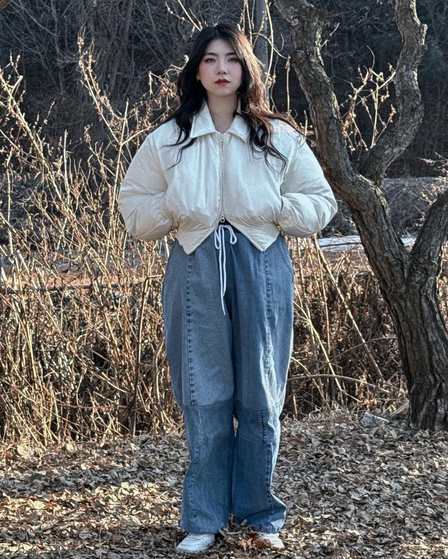 오늘은 스트릿무드로 입어봤어염🔥

#비바브라운 #비바브라운패딩 #크롭패딩 #입고싶은대로입기 
#ootd