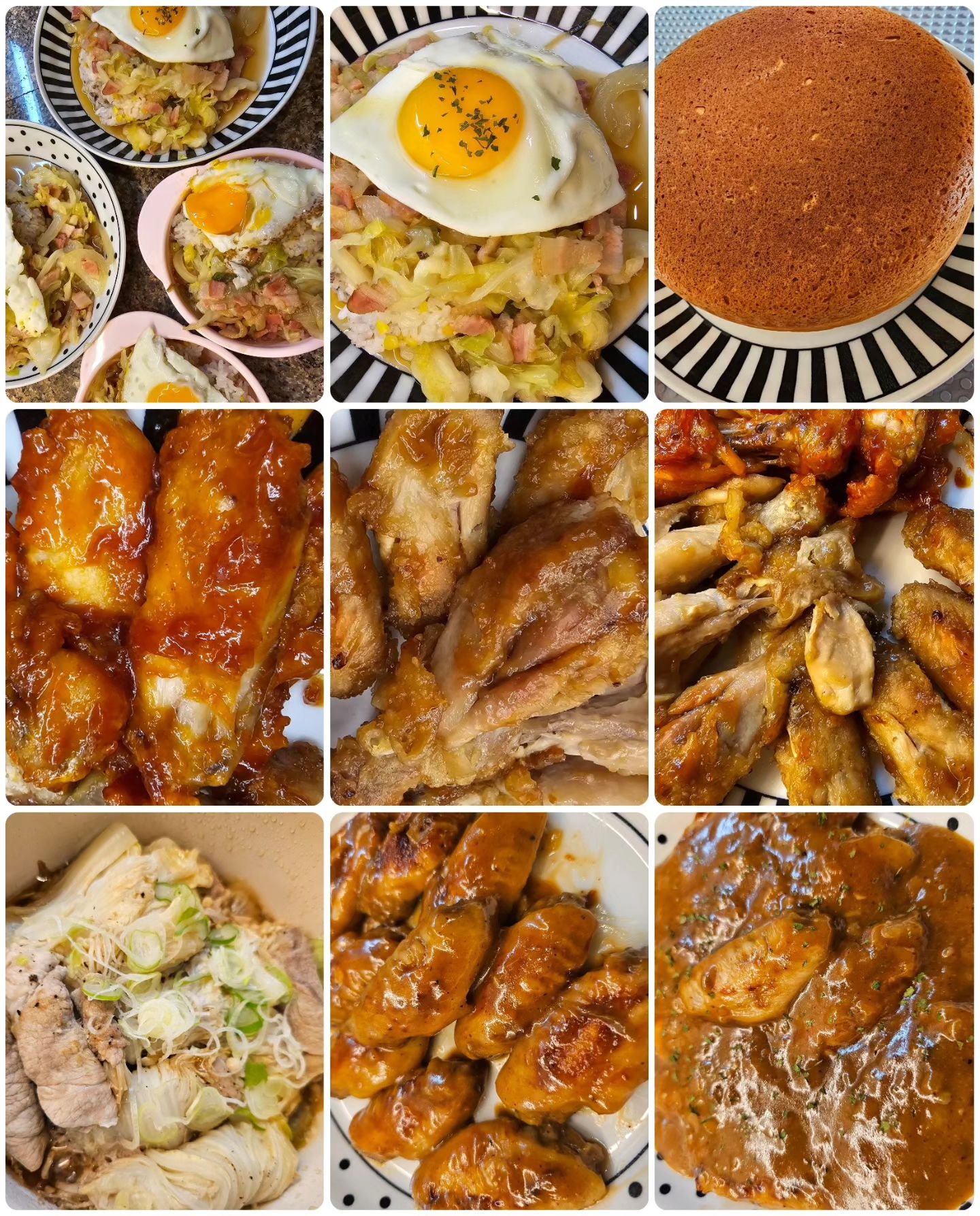 요리똥손 요리하기ㅋ
양배추베이컨덮밥, 밥솥빵
치킨(양념,간장)
배추롤 또 치킨...ㅋㅋ
요리똥손인데...
방콕으로 오니 하게 되네??
아직 비쥬얼은 별로지만....
최선이었다........🤣🤣🤣
.
#방콕생활 #방콕라이프 #방콕에서요리하기 #요리스타그램 #요리똥손인데ㅋ #비쥬얼은별로지만최선이었다.... #타국살이 #방콕에서아들키우기