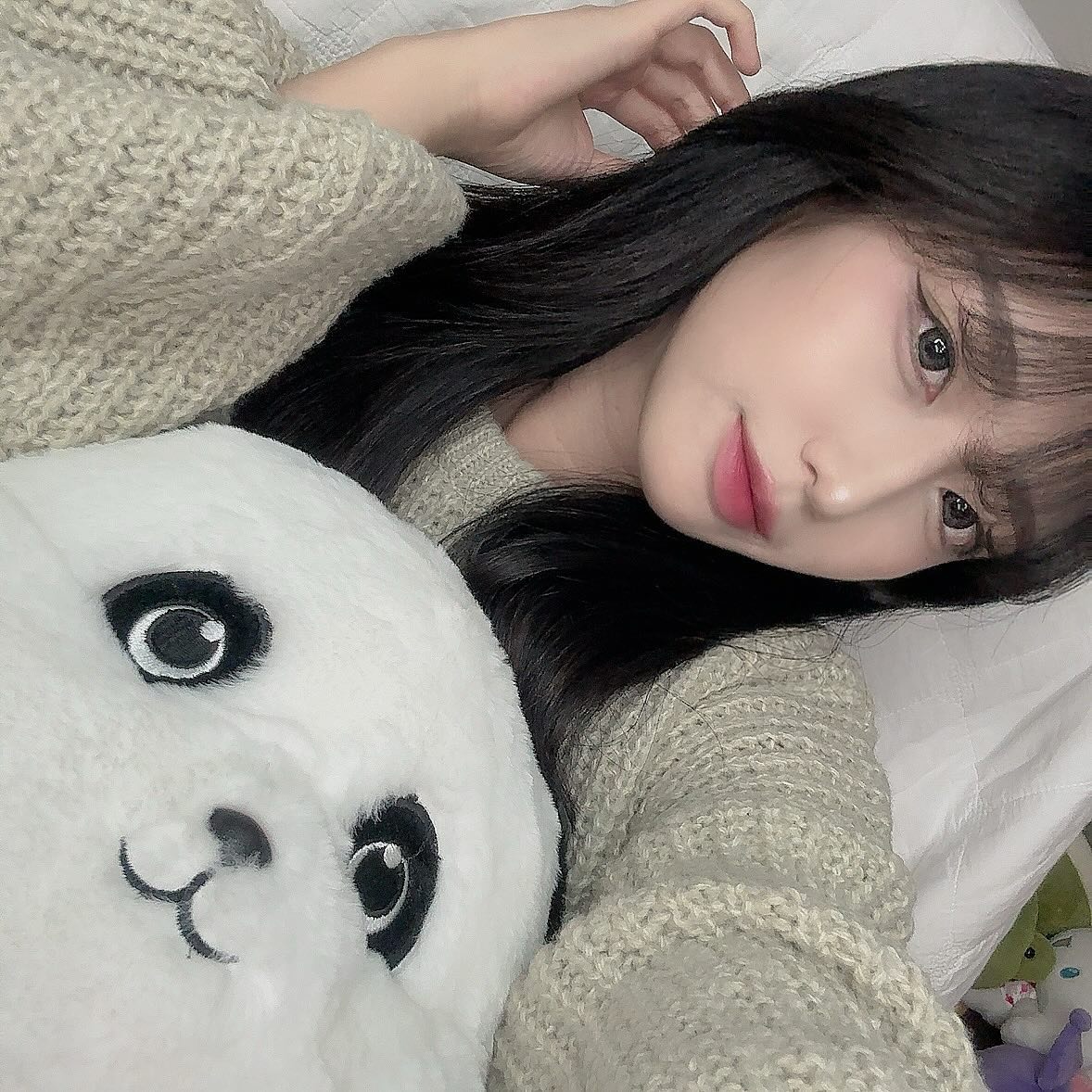 오늘 화장 맘에 드러🐼