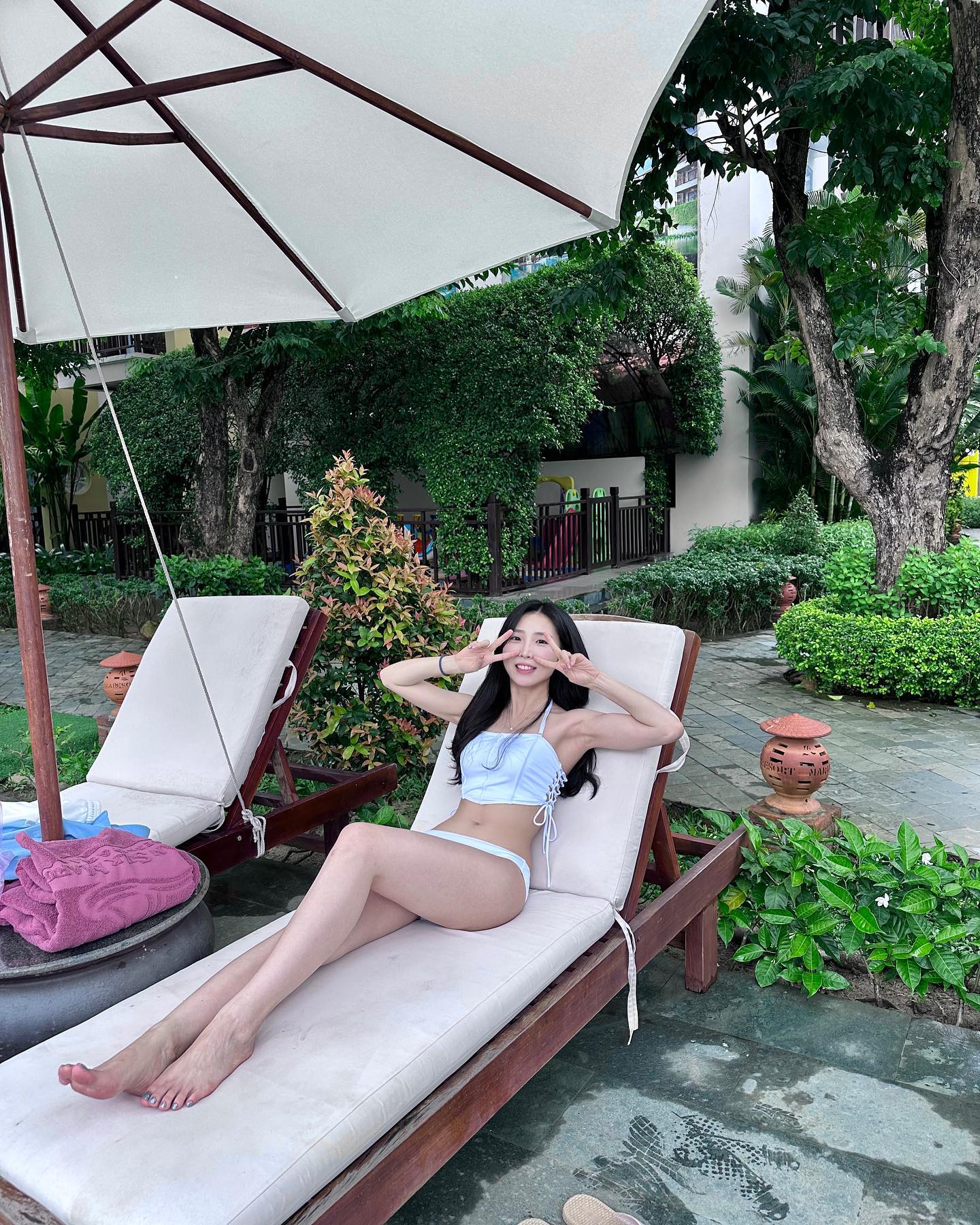 첫날부터 진짜 와장창 먹어서 바로 배 나와버린,,🥭🌴