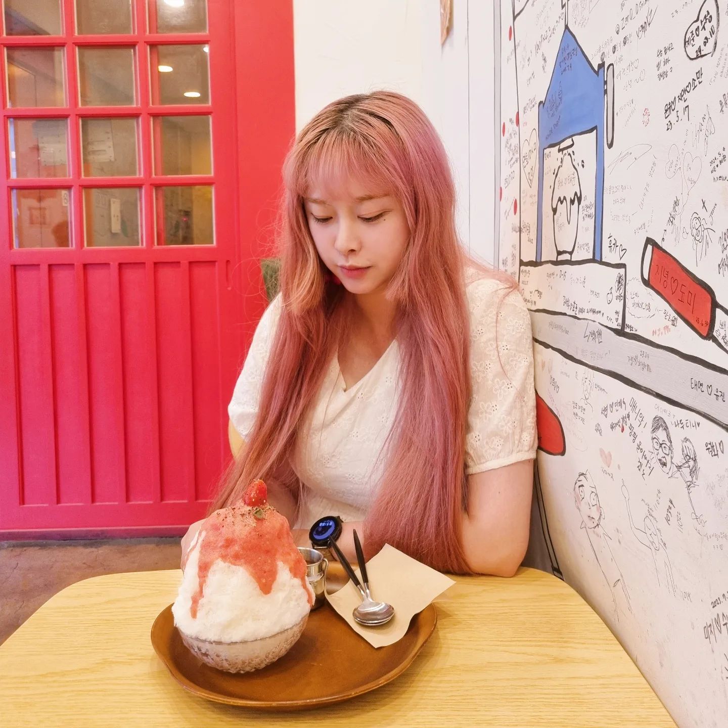 #도쿄빙수 #토마토빙수 ❤️❤️❤️