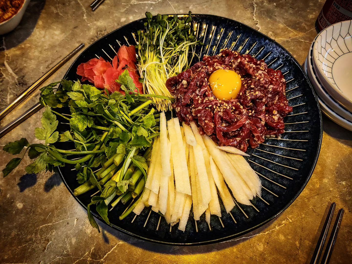 #태백술집 #태백밤앤술
#육회