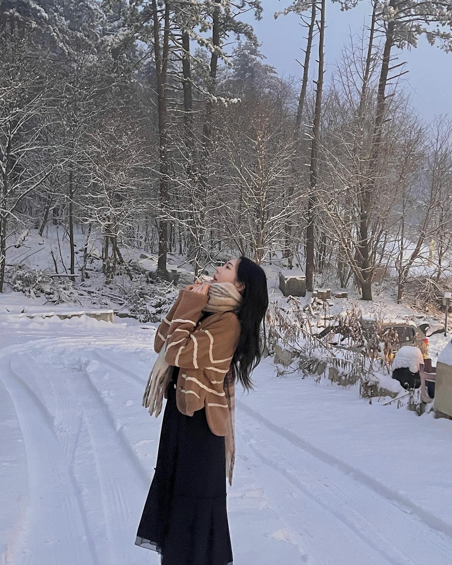 눈쌓인거 보고 세상 신난 서른살..❄️