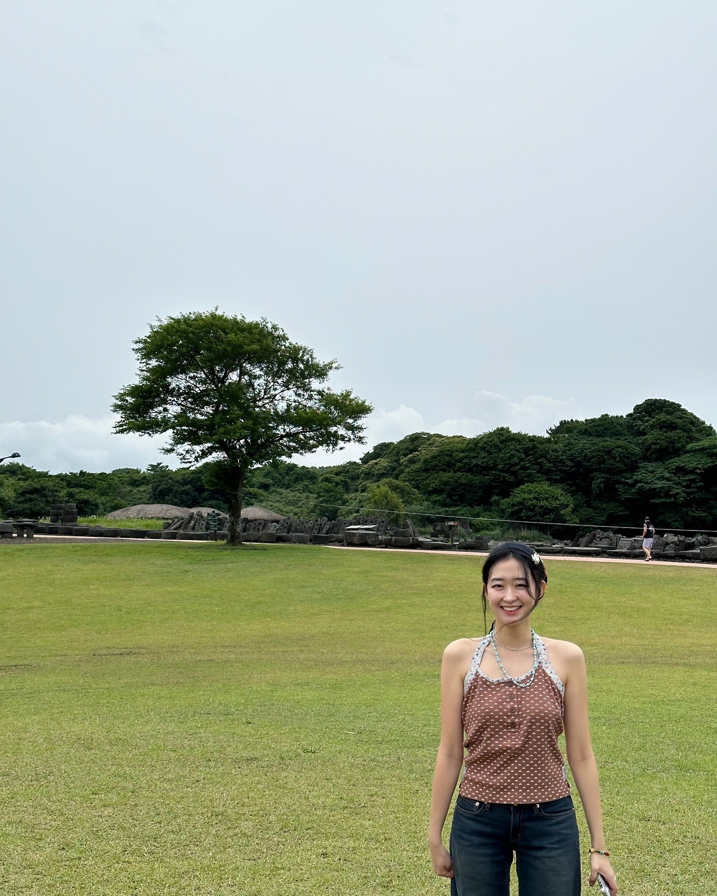 #jejuisland #jejustonepark 🪨🌳🐎