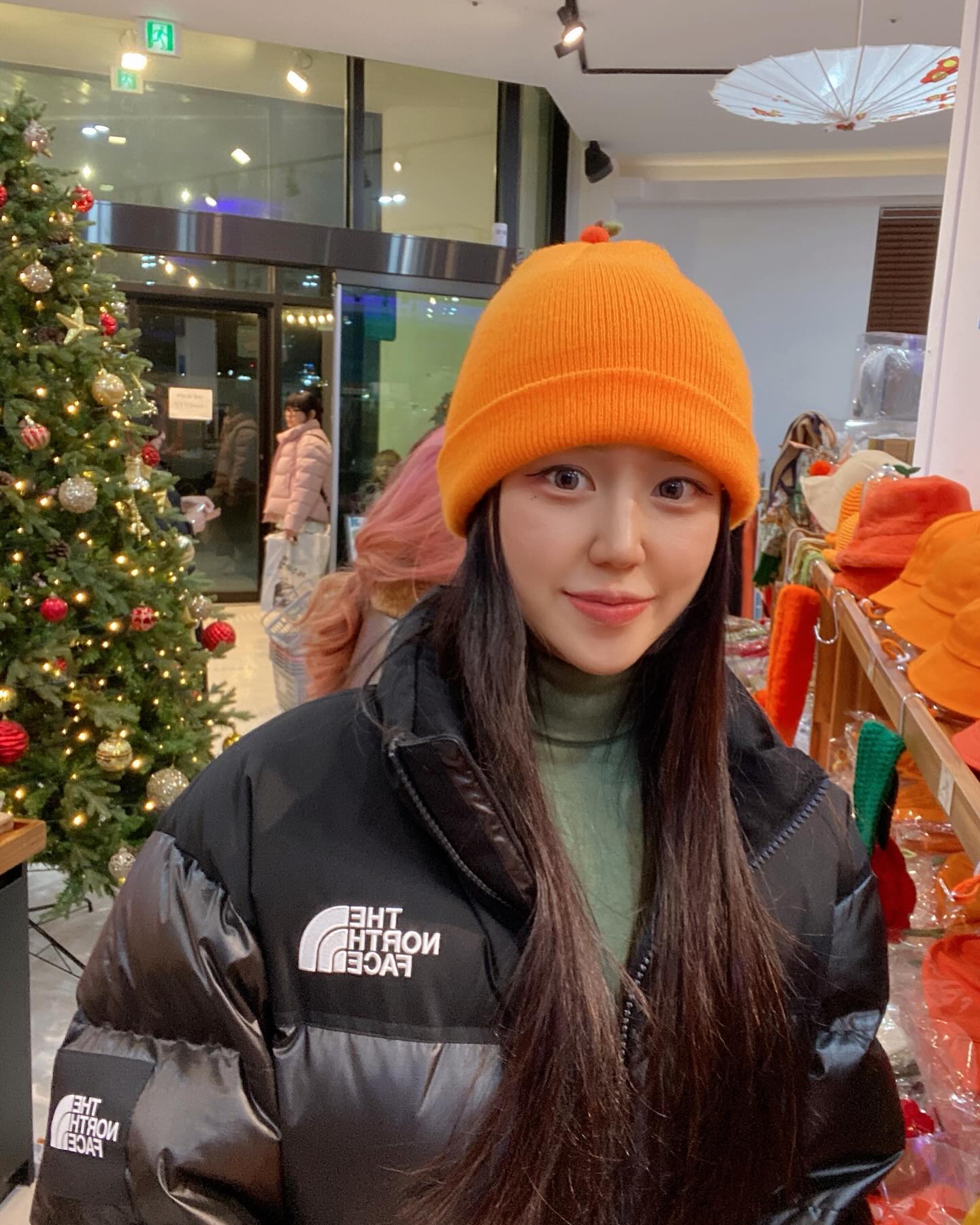 제주도에서만 가능한 감귤비니로 래퍼여친 따라하기🍊