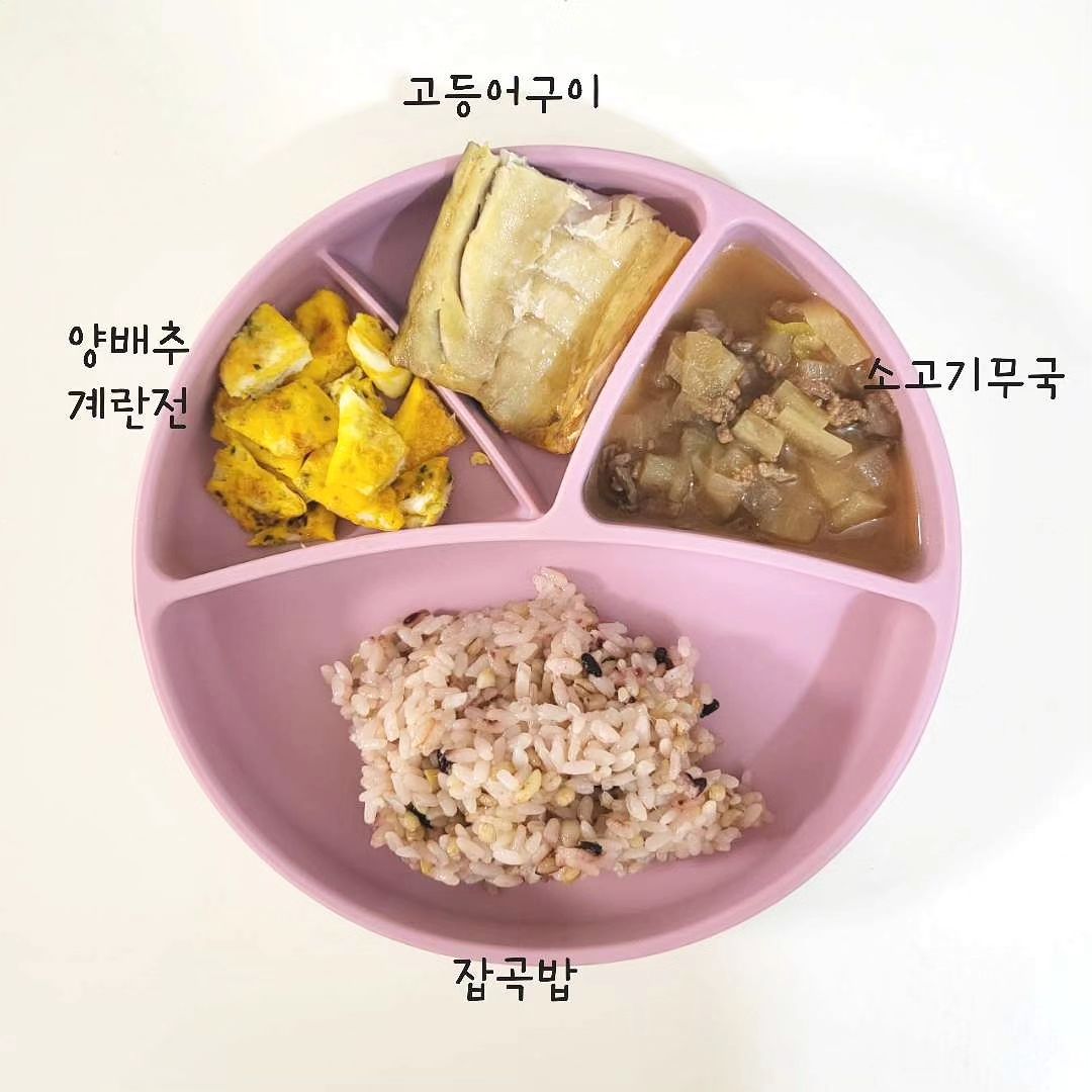 현실 유아식 식판샷💙
저녁에 형광등 밑에서 찍는 식판샷이라 늘 그림자가득이지만
그래도 가끔 찍어두는 식판들 기록입죠 ㅋㅋㅋㅋ 

맨앞장 사진은 오늘 저녁밥상이예요:)
-제일 대충 차린밥을 잘먹을때가 ....참 아이러니🤦‍♀️🥰
유기농양배추를 나눔받아 양배추+동결야채 넣고 계란부침에
냉동실에 얼려둔 소고기무국에 전자렌지 고등어까지 내어줬는데
밥,국 모두 리필해서 먹었어요🫶 얼마만이야.....

-이모야가 만들어준 등갈비찜은 네대 다 뜯음....ㅋㅋㅋ
그래 엄마가 먹어도 맛있던데 얼마나 맛있써엉🫶

-토마토스튜는 엄마아빠 먹으려고 한가득 만드는 김에 
시판 토마토소스로 간하기 전에 혹시나 윤우꺼도 덜어뒀어요.
약간 안먹음 말아~ 였는데 토마토와 야채로 푹 끓였더니
간 안해도 맛있더라구요!치즈 녹여 같이 먹으니 맛없없 조합💛

-딸기체험하고 온날! 한우 안심구이에 고구마,딸기까지
좋아하는거 가득 먹고 몸보신 했지요^^*

#유아식기록
#유아식일기
#유아식판샷 
#유아식기록_윤우
#23개월아기