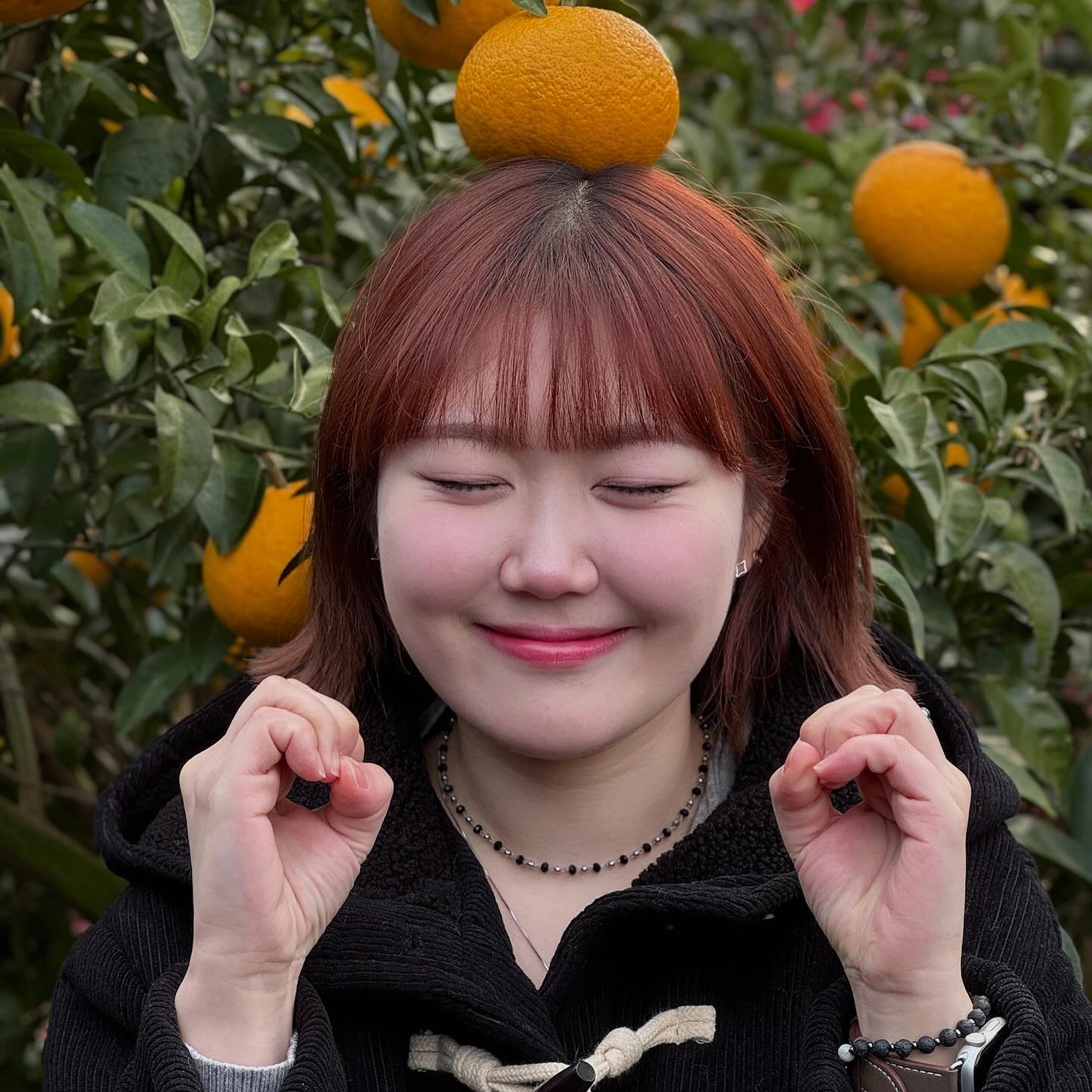 이모티콘이랑 똑같이생긴 🍊🌺