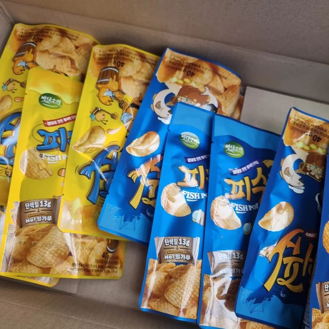 ❤서뤼❤ on Instagram: "#광고 바다소리 피쉬팝♥ 100%알래스카 고급명태 연육으로 만들어 생선의 좋은 단백질이 매우 풍부하며, 밀가루를 전혀 사용하지 않았으며, 고급 해바라기유를 사용하