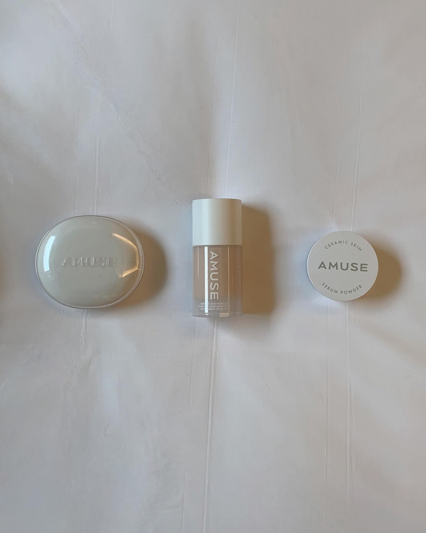 amuse 클린걸 메이크업 룩 필수템 3종 🤍👀