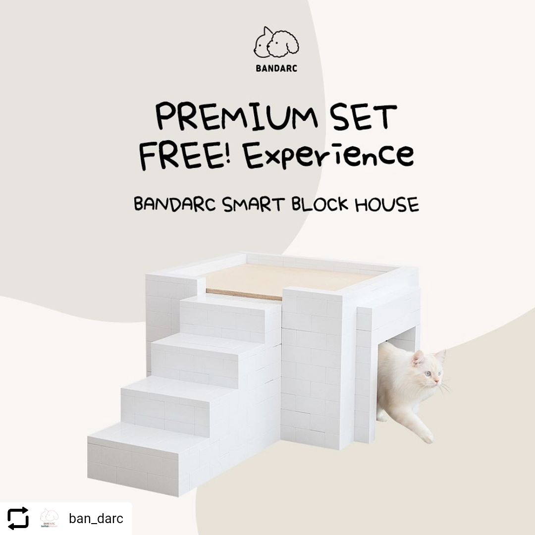 #Repost ban_darc with let.repost 
• • • • • •
📢반-다르크 DIY 블록하우스 프리미엄세트 체험단 모집 이벤트!

안녕하세요 반-다르크입니다 :)
반-다르크의 DIY 블록하우스 프리미엄세트 체험후기와 피드백을 남겨주실 집사님을 찾습니다!
1분을 선정하여 반-다르크의 DIY 블록하우스 프리미엄 세트(방석 포함)를 무상 제공해 드립니다💚

👉🏻무료체험 제품
 반-다르크의 요망한 블록하우스_DIY 블록하우스 프리미엄 세트(방석 포함)40만원상당인건비밀🤫

📌참여방법
1.ban_darc 팔로우
2.게시글 좋아요 ❤
3 ✨반다르크 스마트스토어 알림받기 버튼 꾸욱!✨
3-(1) 알림받기 누른 네이버 계정을 댓글로 알려주세요!
4 친구태그 + 리그램하면 당첨 확률🆙🆙🆙

📌모집일정
모집기간 : 01.31~02.07(수)
모집인원 : 1명
택배발송 : 02.13(화)

📌체험단 미션
미션기간 : ~02.07(수)
반다르크 태그(ban_darc)+필수 해시태그 + 인스타그램 피드에 후기 작성🫰🏻
#반다르크요망한블록하우스#반려동물집#강아지집#고양이집#숨숨집#강아지침대