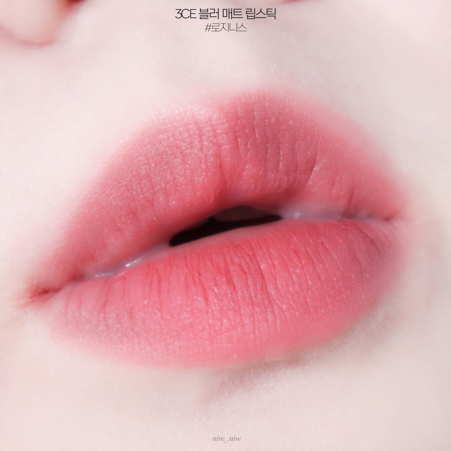 #제품제공

[ #3ce 블러 매트 립스틱 _ 로지니스 ]

쓰리씨이 립은 정말,, 말모말모...
깜짝스럽게 보내주신 로지니스 사용해보고 또 반해버렸어요 ,,♡(っ*’ᵕ’)’ᵕ’*c)♡

포슬포슬하니 착 달라붙는 얇은 제형에
차분한 핑크로즈 컬러에
너무 힙하고 귀여운 외관까지,,!

언제 발라도 너무 예쁜
기본템 같은 제품이에요!

톤도 크게 타지 않는 제품이라 
두루두루 잘 사용하실 수 있을 것 같아요.

로지니스 하나도 없으신 분들은 꼭 하나 들여놓으셔야 한다며 ,,,

#립추천 #립스틱추천