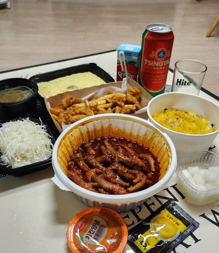 매콤한게 땡길땐 국물닭발 맛집 <닭발싸롱 하단점> 배민으로 배달후기!