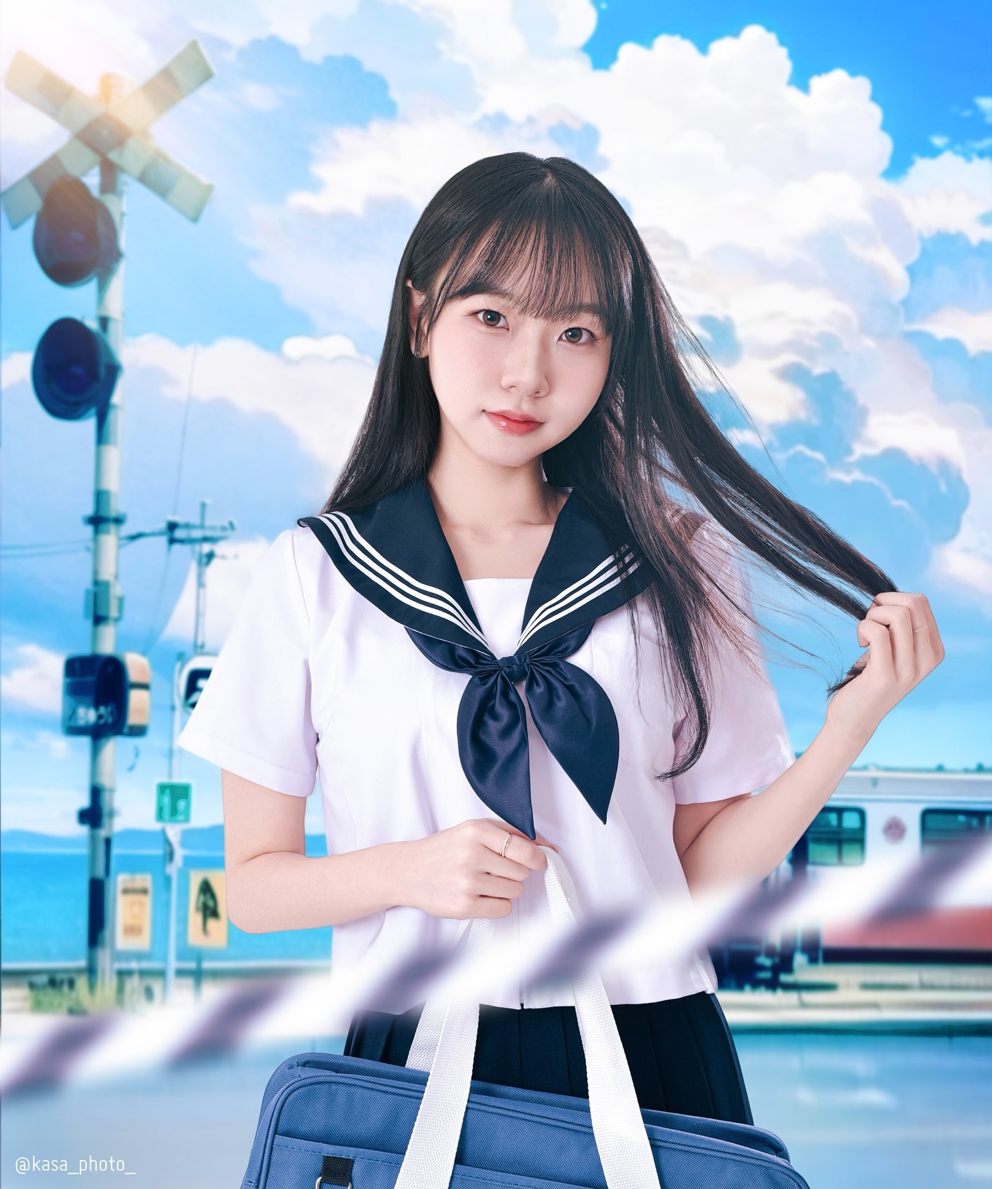 * :･ﾟ✧°☁️ ｡* °｡˚✩☁︎︎⋆｡ﾟ✶°。
대학생 때도 안 입은 세라복 이제서야 몰아입는 중🤭
학생 같다고 해주세요,,,🥹