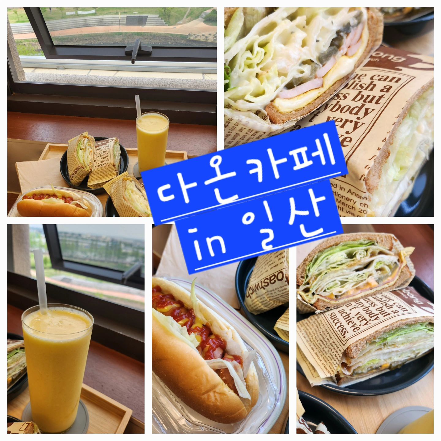 💘주소: 경기 고양시 일산동구 연리지로 51 4층 416호(라몬테 이탈리아노 )

💘영업시간: 10:00~20:00 (토; 09:00~17:00)
매주 일요일 휴무

💘주차 :  건물내 넓은 주차장보유

💘배민가능~

킨텍스 수변공원 뷰맛집에 아이들 학원들이 즐비한 같은층에 있어 등하원시 학원픽업대기때 엄마들 수다공간으로도 좋고 아이들 간식먹이기에도 가격부담되지 않고 간단히 샌드위치. 버거소세지등 아이들이 좋아하는거 다양~~♡♡

인테리어도 자연친화적이고 외부 테이블도 넘 좋은~

일단 가게내부 들어가면 아이들이 좋아할 물고기가 있는 어항도 있고 외부는 징거다리처럼 인테리어 해놓으셔서 아이들이 지루해할틈 없는~

매장내부 좌석테이블도 있는데 창밖에 멍때리기도 좋을것같은~^^

안쪽은 단체석으로 사용가능한 따로독립된 공간도 있고~
PPT회의가능한 빔프로젝트도 있네요^^

쥬스종류도 많아서 아이들이 맘껏 취향껏 고를수있다는...

샌드위치는 신선한 아삭한 양상추가 가득~~
피클있는 샌드위치 안먹는데 왠일로 초딩우리딸 완전 맛있다고 👍 👍 👍 👍 
우왕 큰입벌려 마구마구 샌드위치 두개 흡입~~~

워낙 밥좋아하는딸인데 그렇게먹는거 첨 봤네요
딸이 나오면서 또 오자는 말을ㅋㅋ

제입에도 치즈가 녹아든 샌드위치 넘 맛나더라구요
파인쥬스도 생과일이라 새콤달콤 돈아깝지 않은..
오히려 넘 저렴해서 사장님 남는장사안 하실까 살짝 걱정ㅋㅋ

커피마시고 앞에 공원산책하기도 좋을 카페~
단골될것같은 느낌^^

#킨텍스카페#고양카페#일산호수공원카페#일산동구카페#장항동카페#고양샌드위치#고양분위기카페#고양핫플#일산디저트#장항동디저트#장항동아침식사#킨텍스디저트#고양커피맛집#고양디저트#다온카페