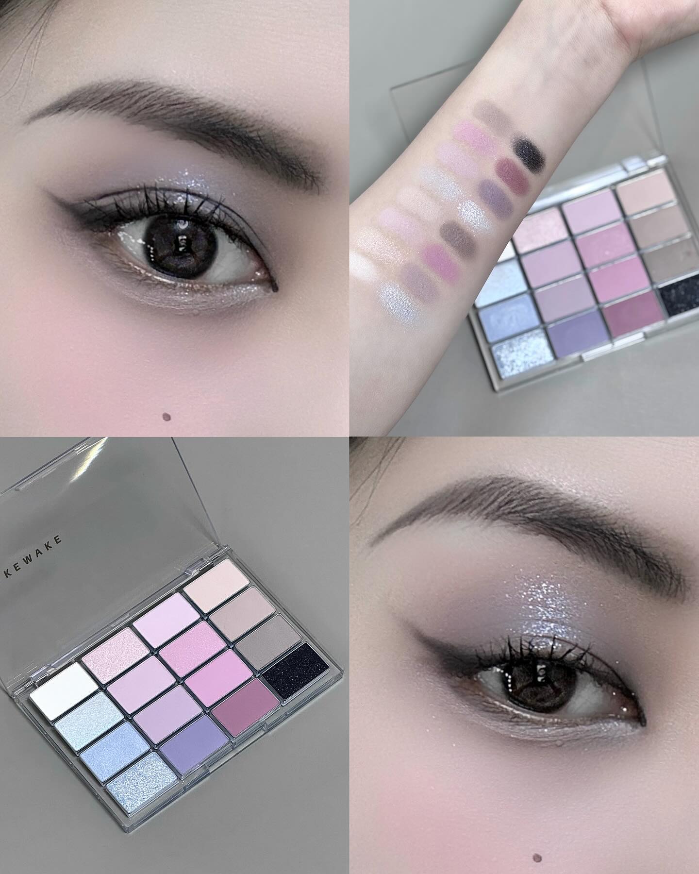 이거슨 엘사..?❄️
.
#웨이크메이크 #wakemake #블루코어블러링 
.
웨이크메이크 소프트 블러링 아이팔레트의 
NEW 컬러 ‘블루코어 블러링’ 색상을 가져왔어요🩵

[제형/발색]
팬 색만 봐도 알 수 있듯이 엘사와 얼음이 생각나는 
푸르고 시린 느낌의 블루~퍼플 계열 팔레트에요🧊
항상 이런 팔레트를 원했는데, 실제로 나오다니..!! 
너무 예뻐서 두근두근했어요🤭 

팔레트 안에 16가지의 컬러가 있기 때문에, 어떻게 조합해서 
사용하냐에 따라 여쿨과 겨쿨 모두 사용할 수 있는 만능 
팔레트가 될 것 같아요~!!

조금 아쉬웠던 점은 다른 소프트 블러링 아이팔레트들과 
마찬가지로 여전히 가루날림과 뭉침은 좀 있는 편이었고, 
블루 계열로 나온 색상들이 전부 글리터/펄 제형으로 나와서 
베이스 색상으로 쓰기에는 좀 어려웠어요😢

눈에 메이크업 한 사진이 저녁에 촬영했더니 좀 어둡게 
나왔는데, 실제로는 좀 더 밝은 푸른색에 가까운 점 참고 
부탁드립니당💙