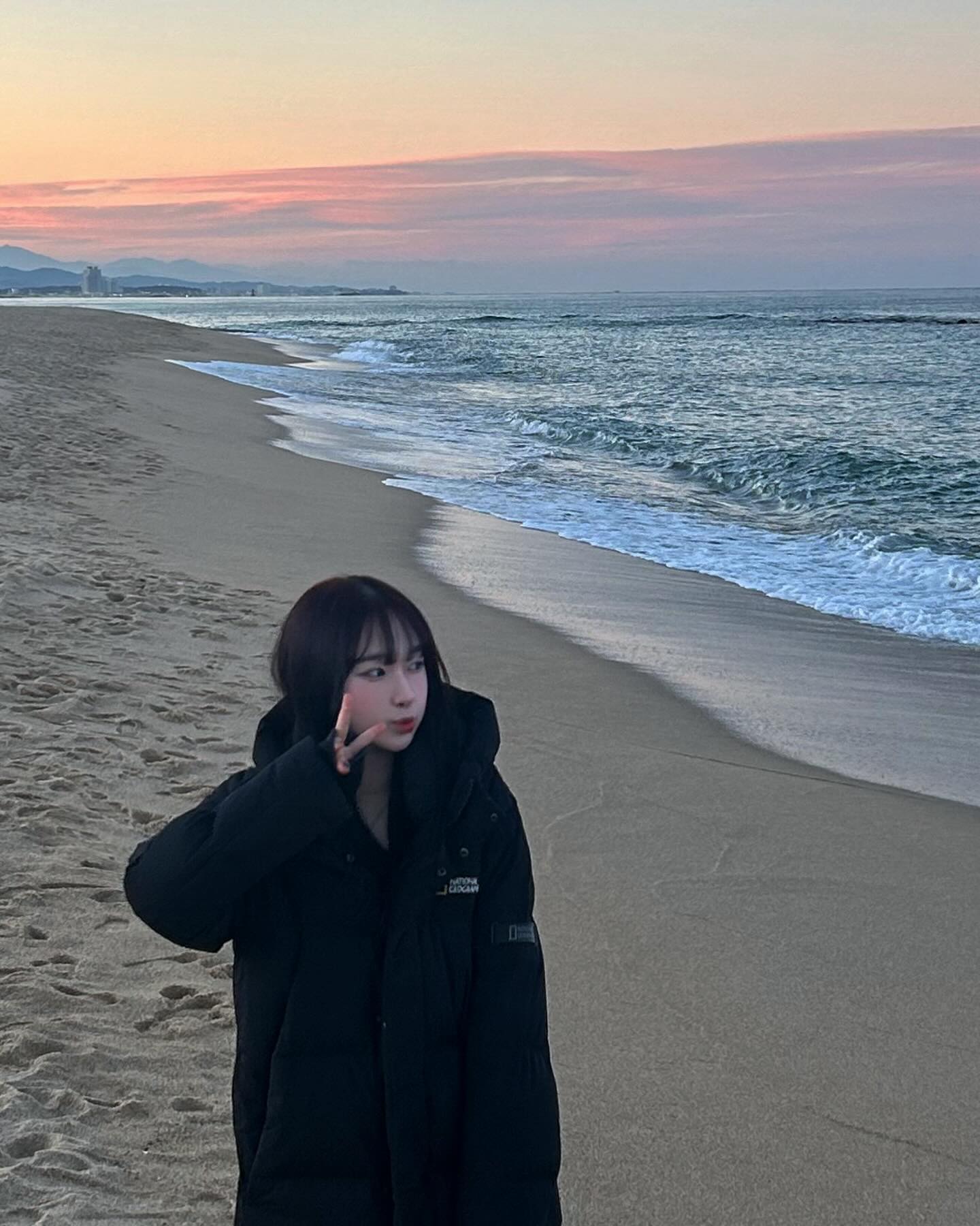 나는 겨울에 해가 부끄러움이 많이서 좋아