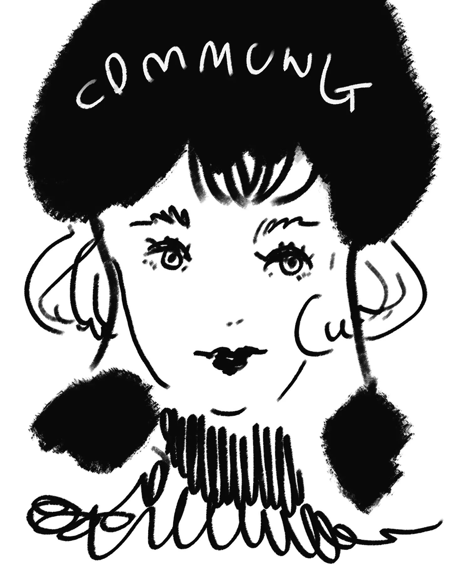#illustration #illustrator #fashion #drawing #art #artist #artwork #black #commung #portrait