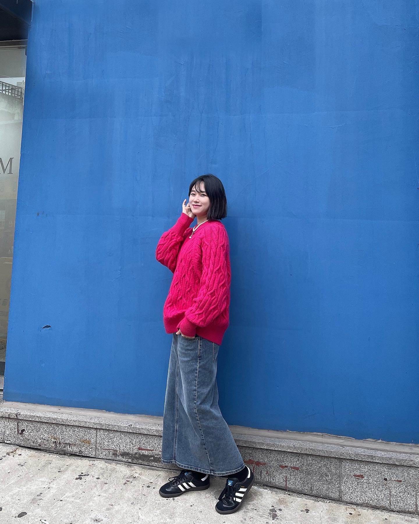 이제 니트도 더운 날씨🤍