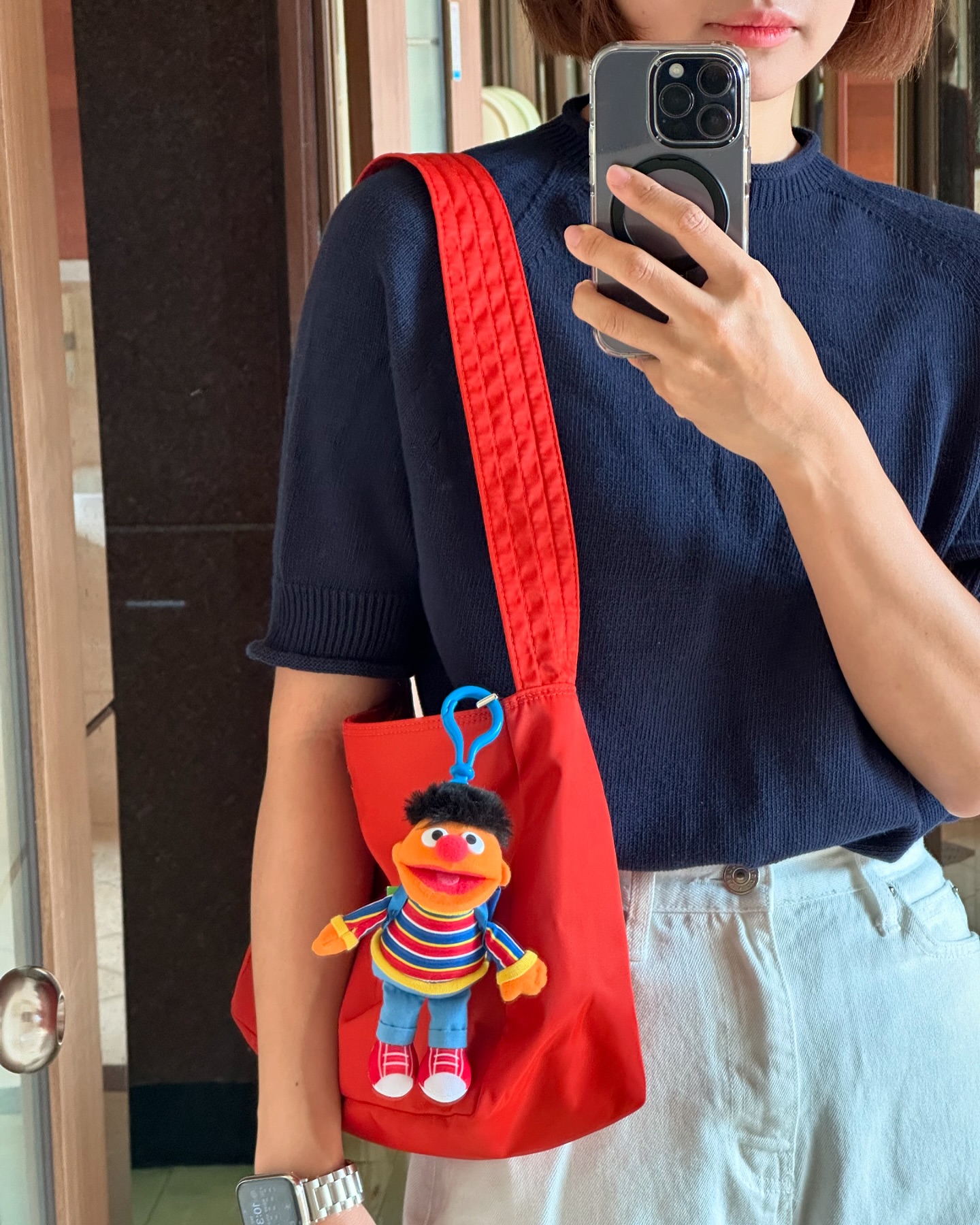 똥생꺼 몰래 훔친 키링 자랑🧡