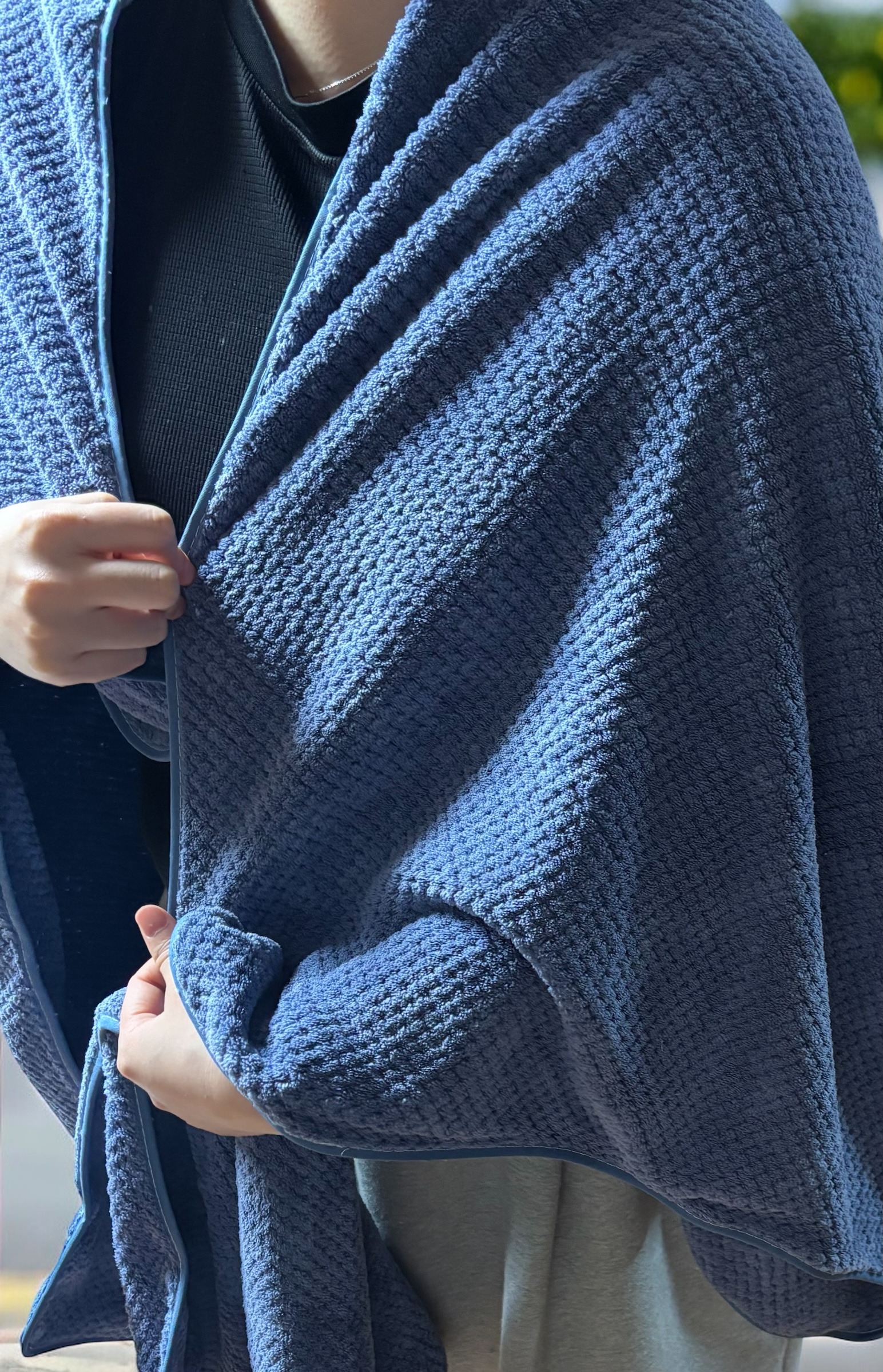 [심플루] 심플루 와플 비치타월