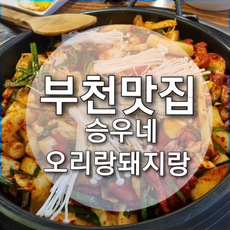 [부천] 여기가 한정식집이야? 오리집이야?♥️ 12가지이상 밑반찬이 나오는 오리주물럭 맛집 :: '승우네오리랑돼지랑'🦆🐖