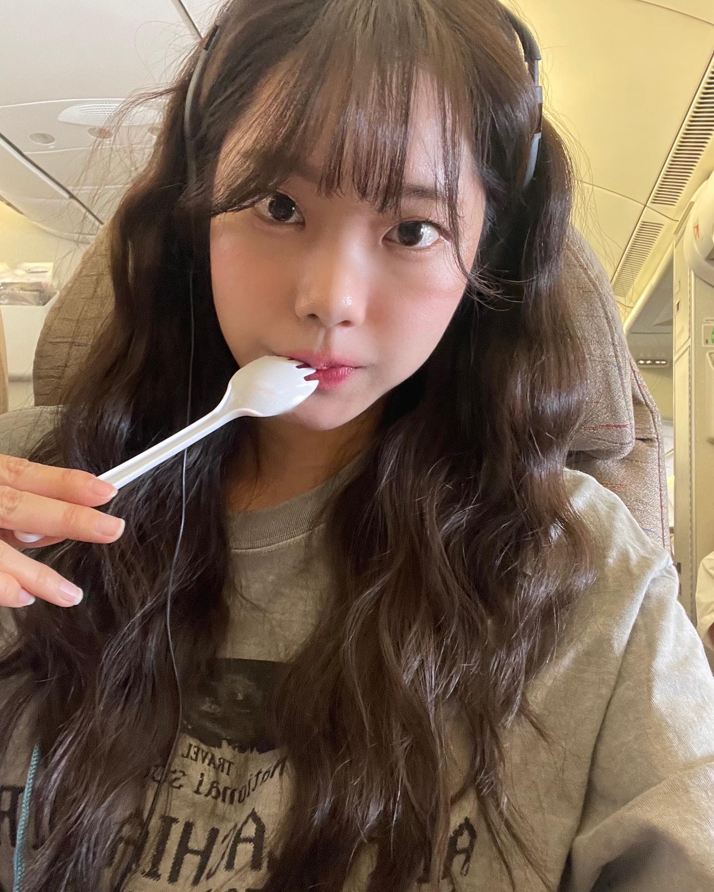 기내 팩맨 겜🎧👾🕹