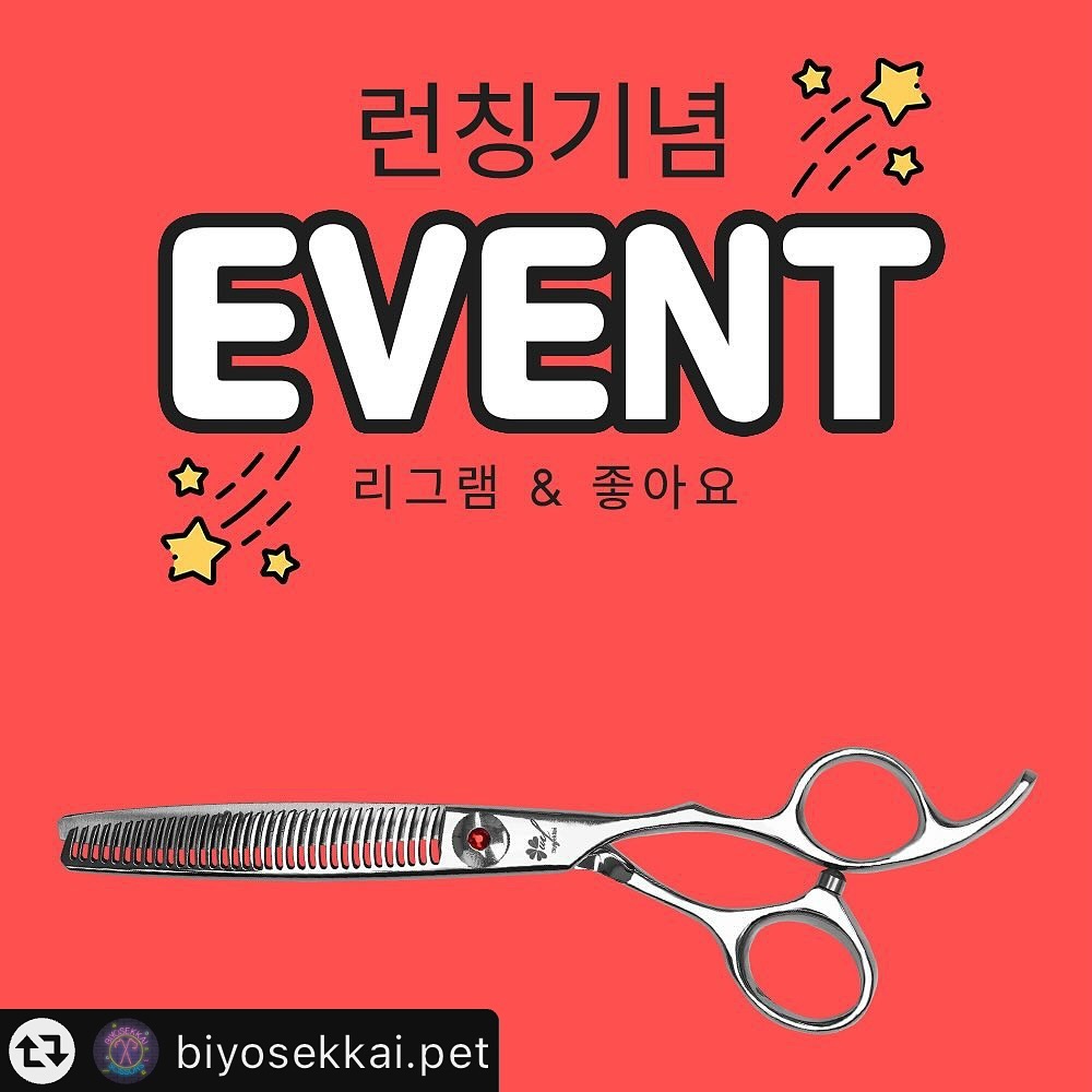 #리그램 - biyosekkai.pet by get_multi_repost
안녕하세요🌸
비요세까이입니다!

숱 / 요술가위 구구세일😻
할인 이벤트를 진행하게 되었어요✨

기존의 인기가 많았던 틴닝가위들
6인치 세일 중입니다🥰

📌할인 기간 8월 30일 - 9월 19일 까지

📌팔로우 이벤트 기간 8월 30일 - 9월 13일 까지
해당 페이지 리그램 + 좋아요 + 팔로우 
해주신 분들께 랜덤으로 2명 신상 3320 가위
사용하실 수 있게 이벤트 중이에요💓

❤️신규 가위 런칭❤️
PT-3320 숱가위도 할인 및 신상으로
판매되고 있으며, 기존 피네가 너무 섬세하게
잘려서 조금 더 많은 커팅량을 원하셨다면?
적절한 마무리로 커트를 할 수 있게 제작되었어요😍

많은 관심 부탁드립니다💓
감사합니다🫶